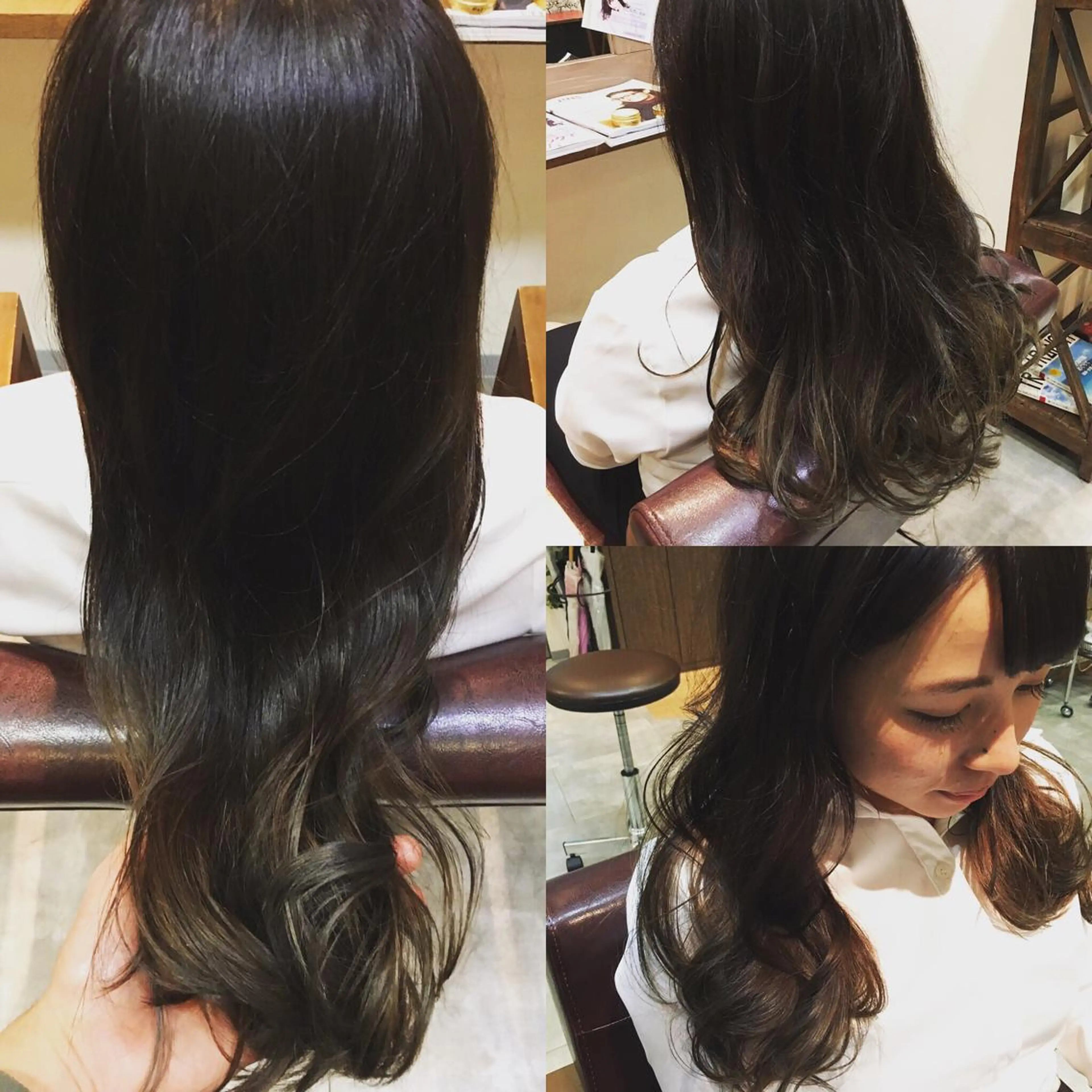 ロング カラー ブリーチ グラデーションカラー 外国人風カラー hair salon Ranun髪質改善のヘアスタイル