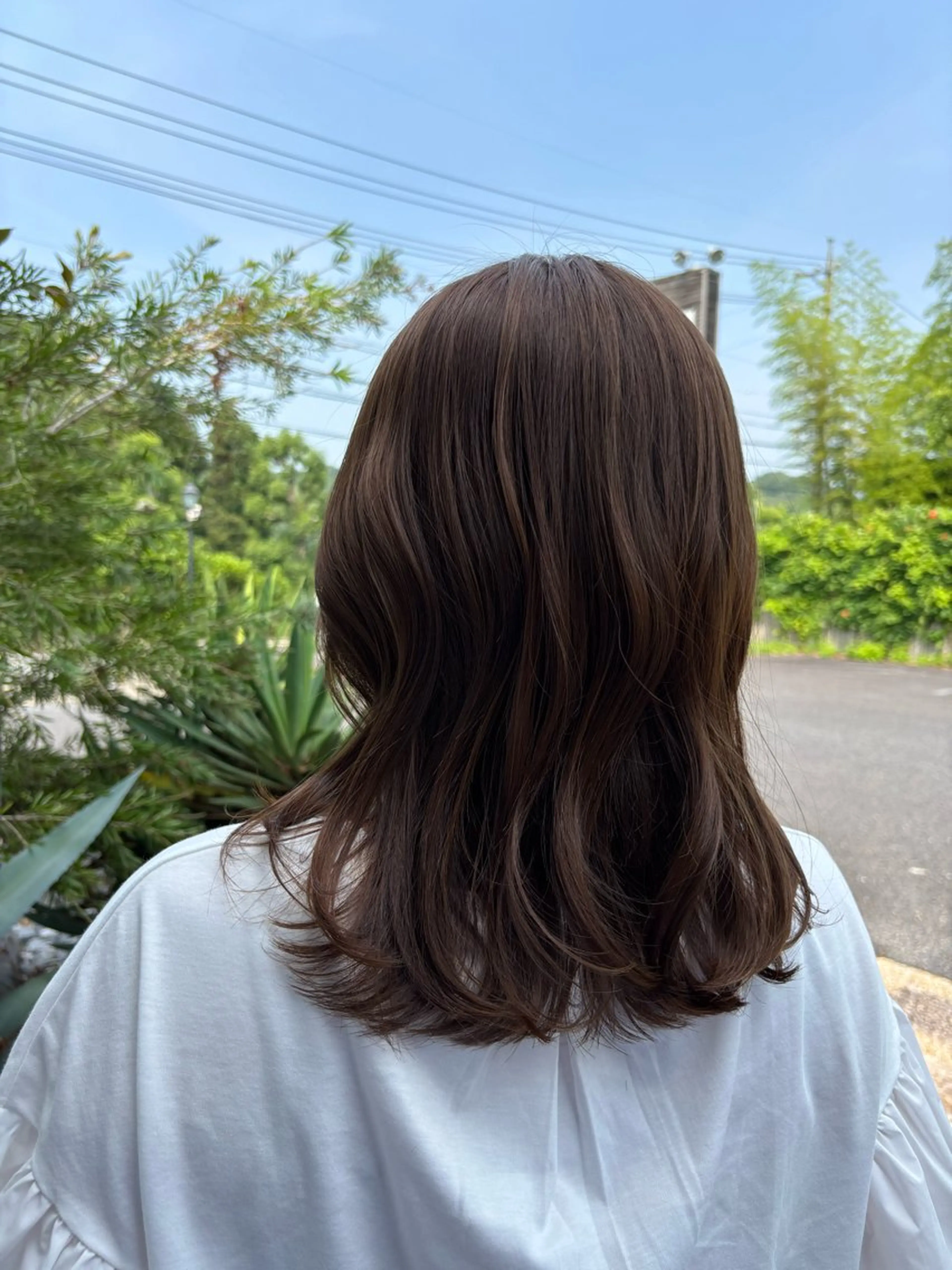 ミディアム カラー レシェル桑名店所属・reciel / rinaのヘアスタイル