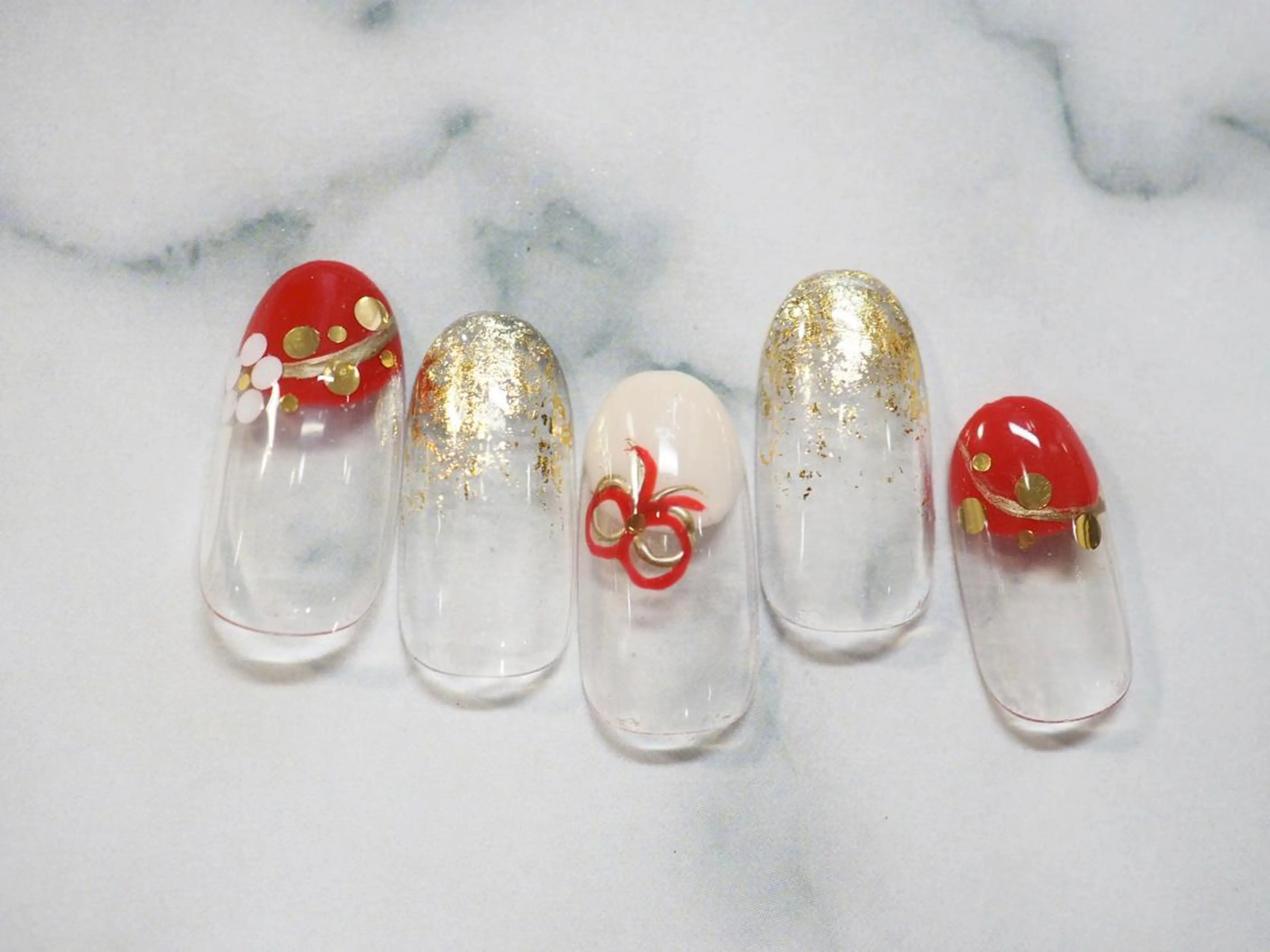 ネイル トップネイリスト Ribbon立川店のネイルデザイン