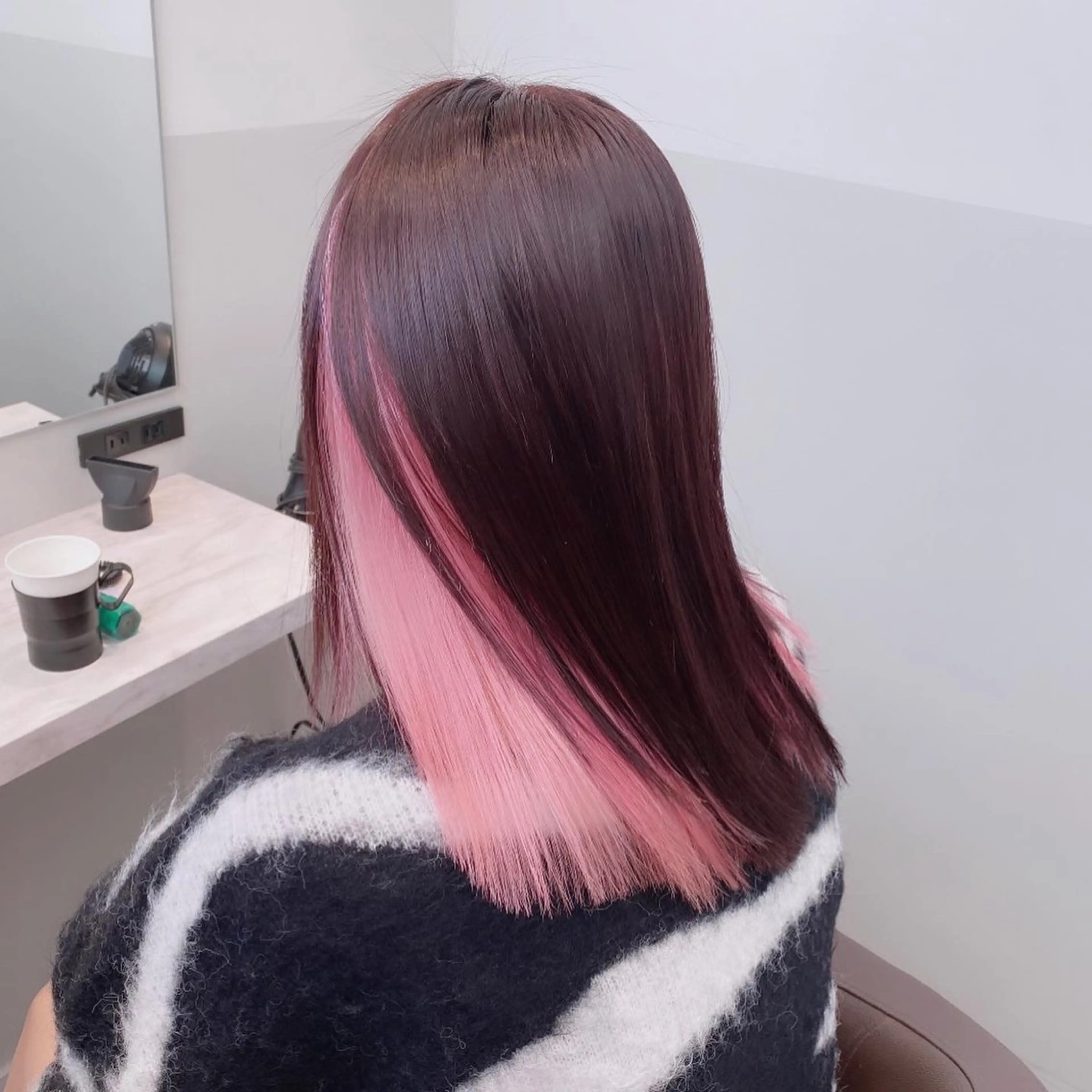 ミディアム カラー ヘアアレンジ メンズ SALOWIN所属・ハイトーン美容師 MASATOのヘアスタイル