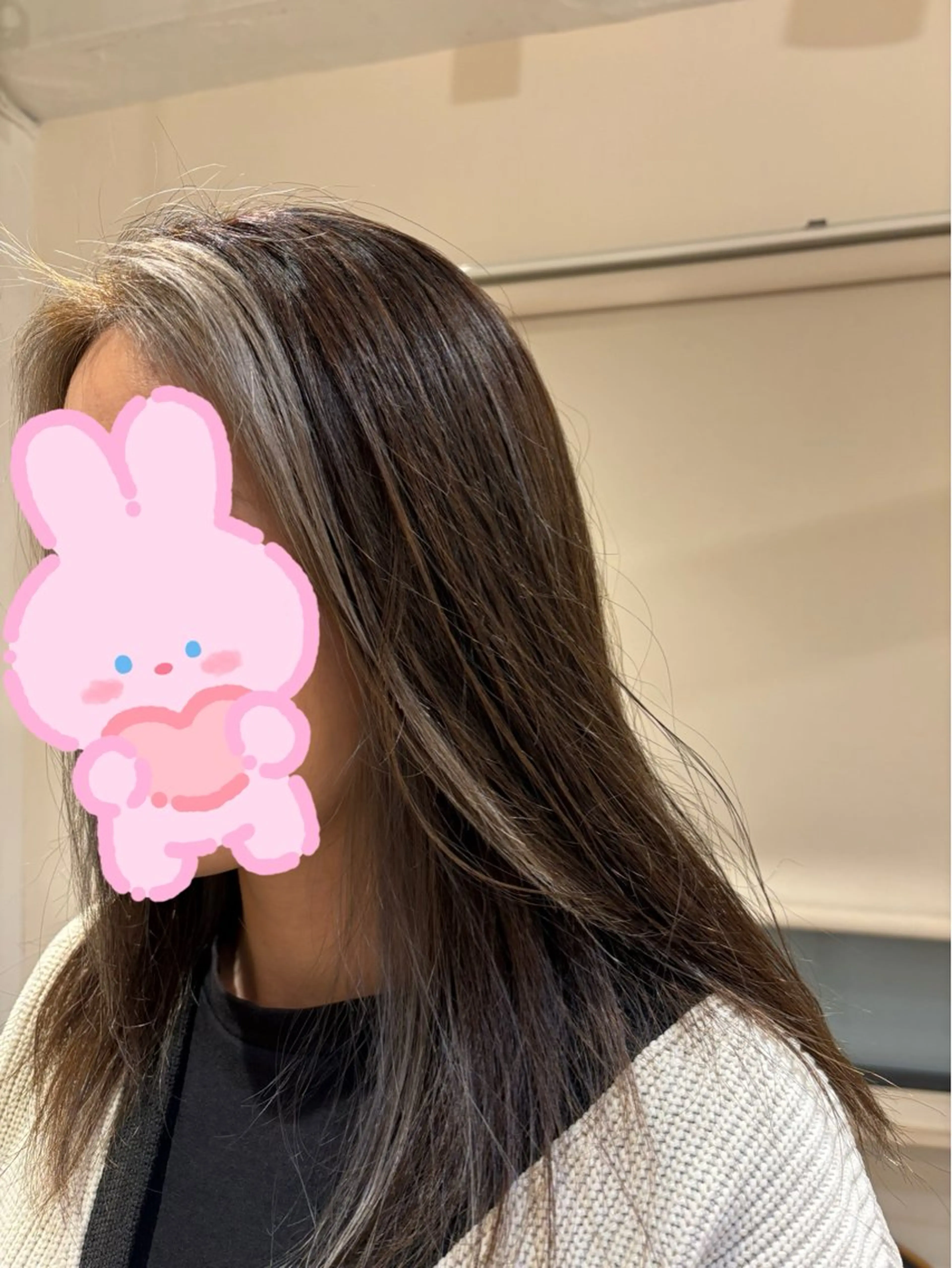 ロング 艶カラー🫧 推しカラー🧸楽歌のヘアスタイル
