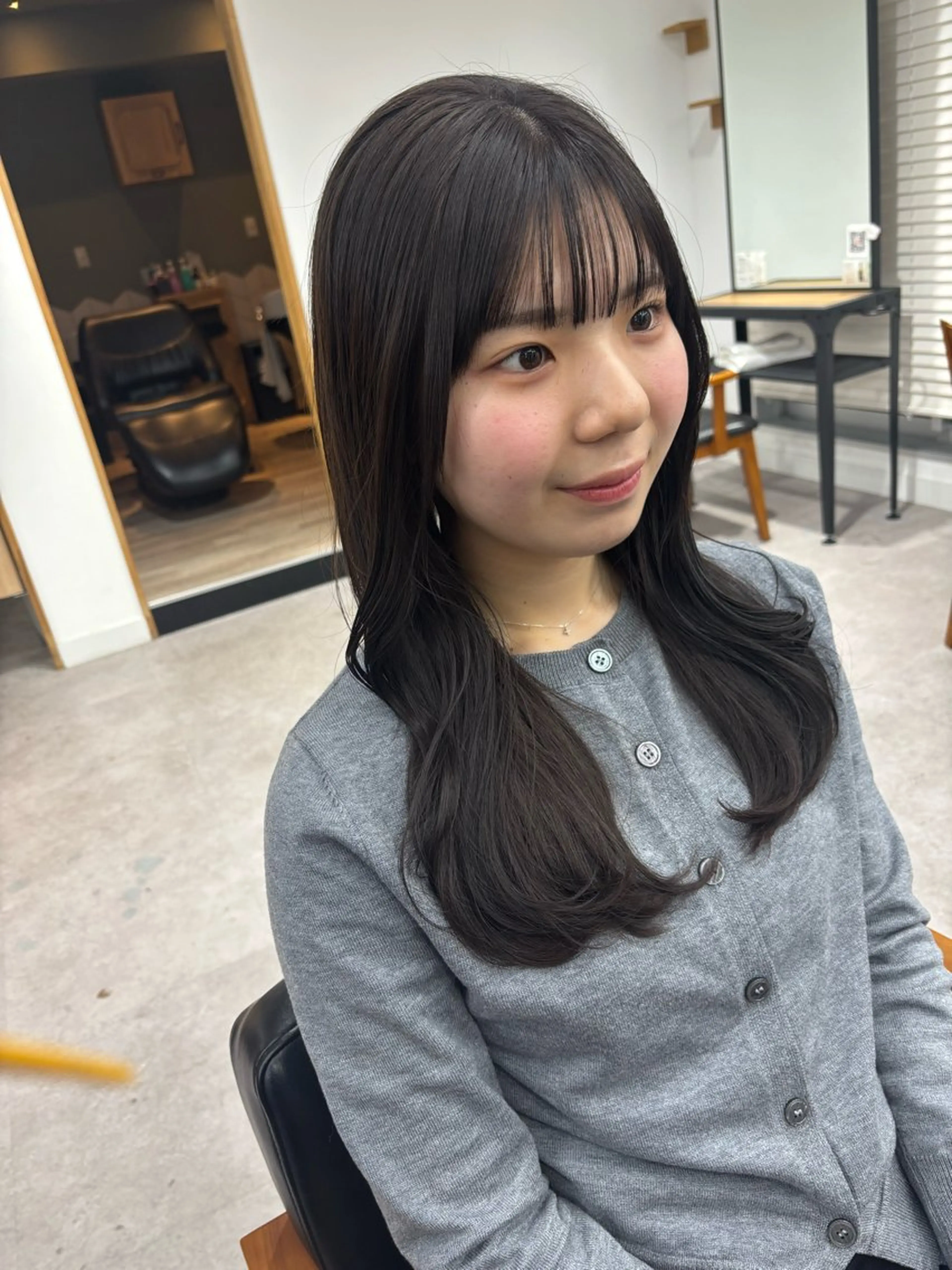 ロング カラー カット ヘアカラー トリートメント ダブルカラー 🌙ｃｈｉｎａｒｉのヘアスタイル