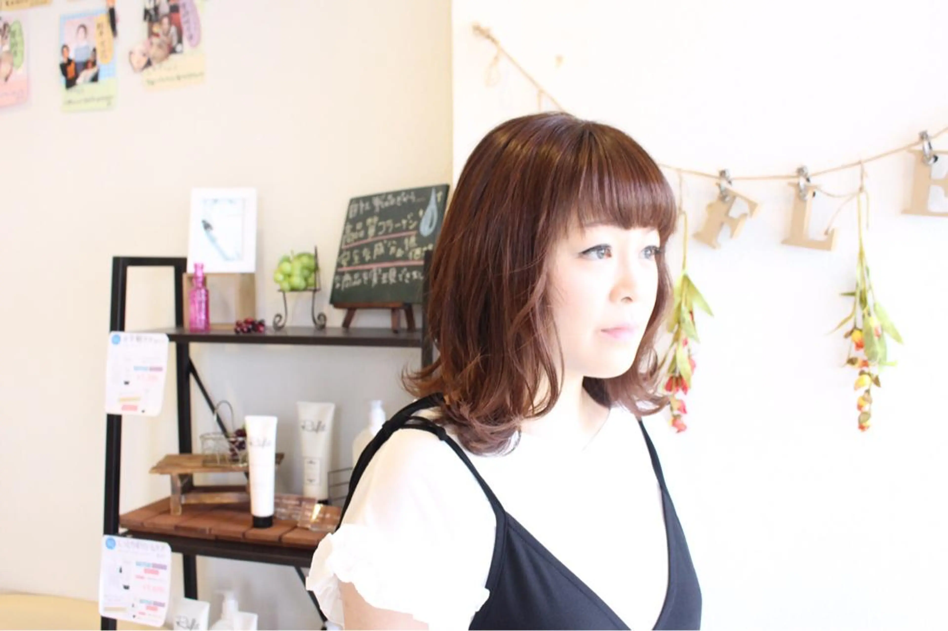 ミディアム カラー パーマ mai /Lita中央橋のヘアスタイル