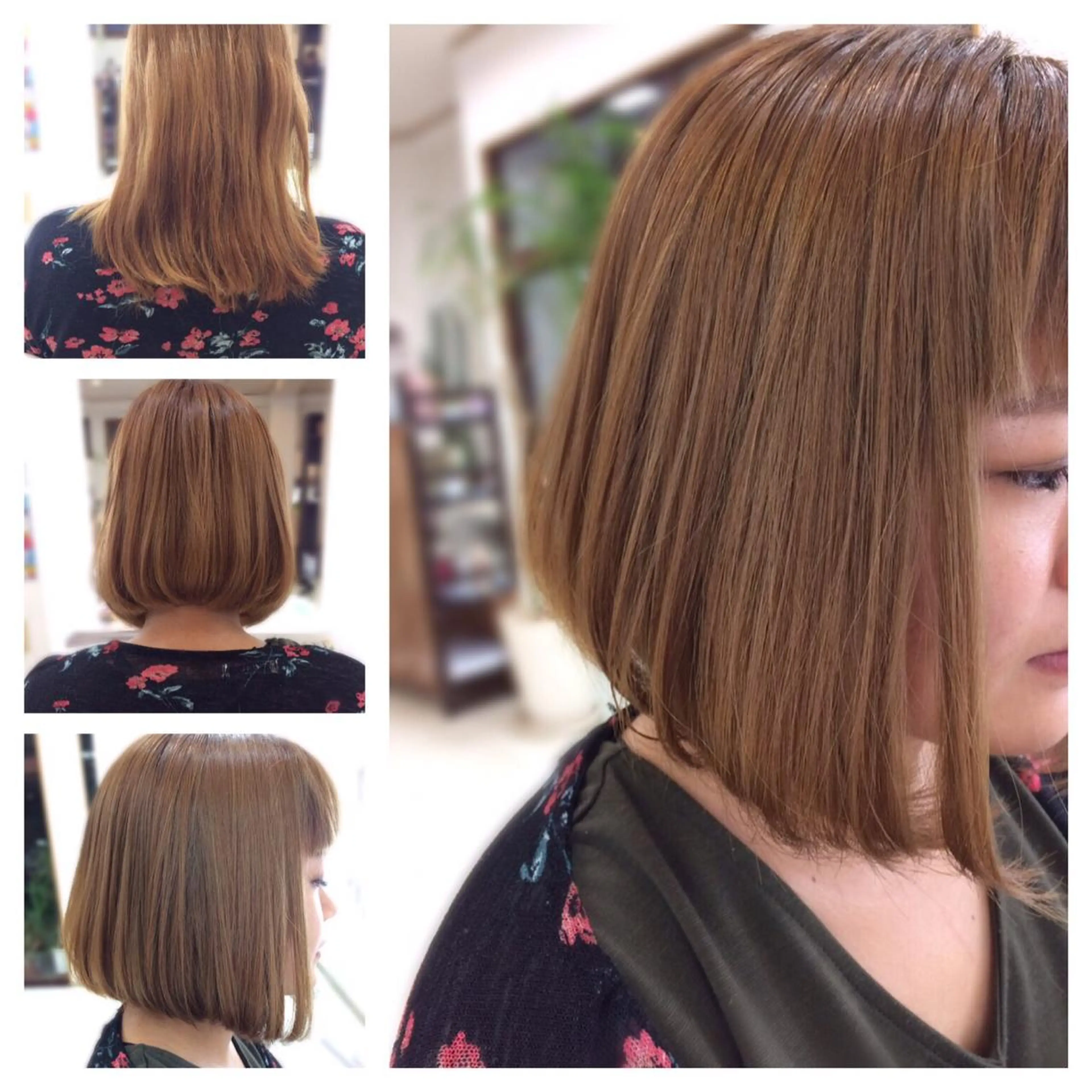 ミディアム ボブ いけだ ゆうのヘアスタイル