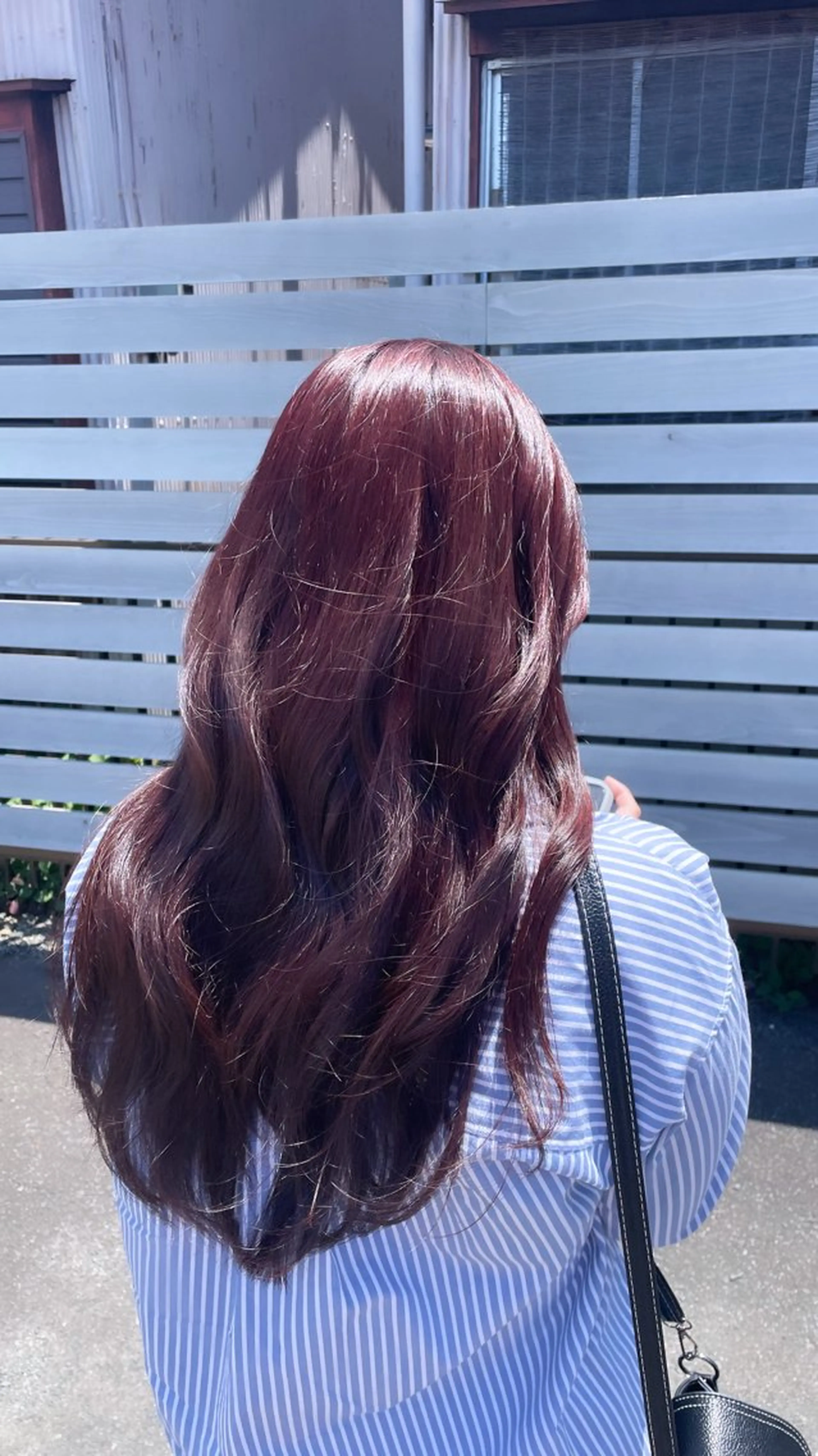 ロング カラー なつき/ 艶カラー/縮毛矯正のヘアスタイル