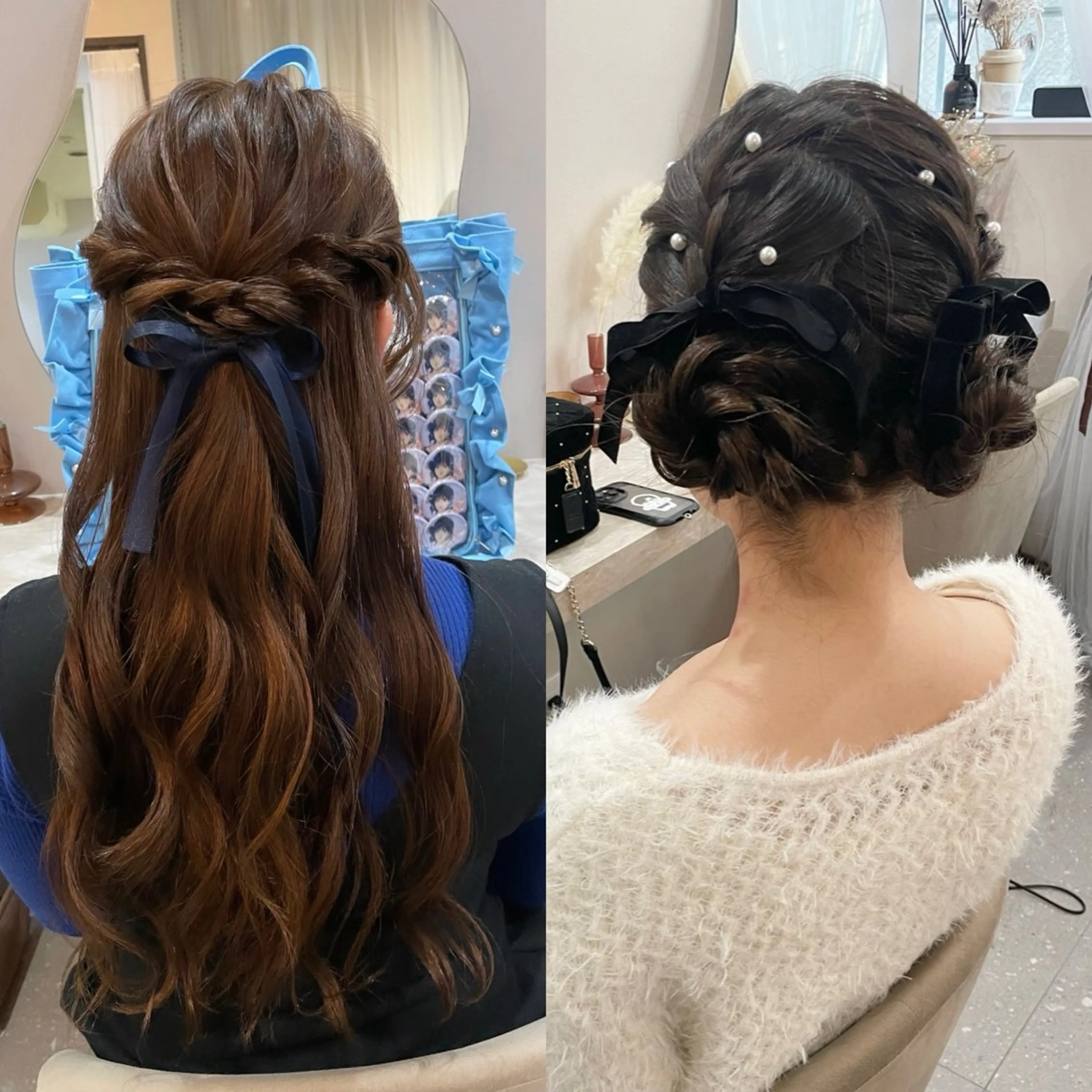 推し活ヘアセット🧸🫧の写真