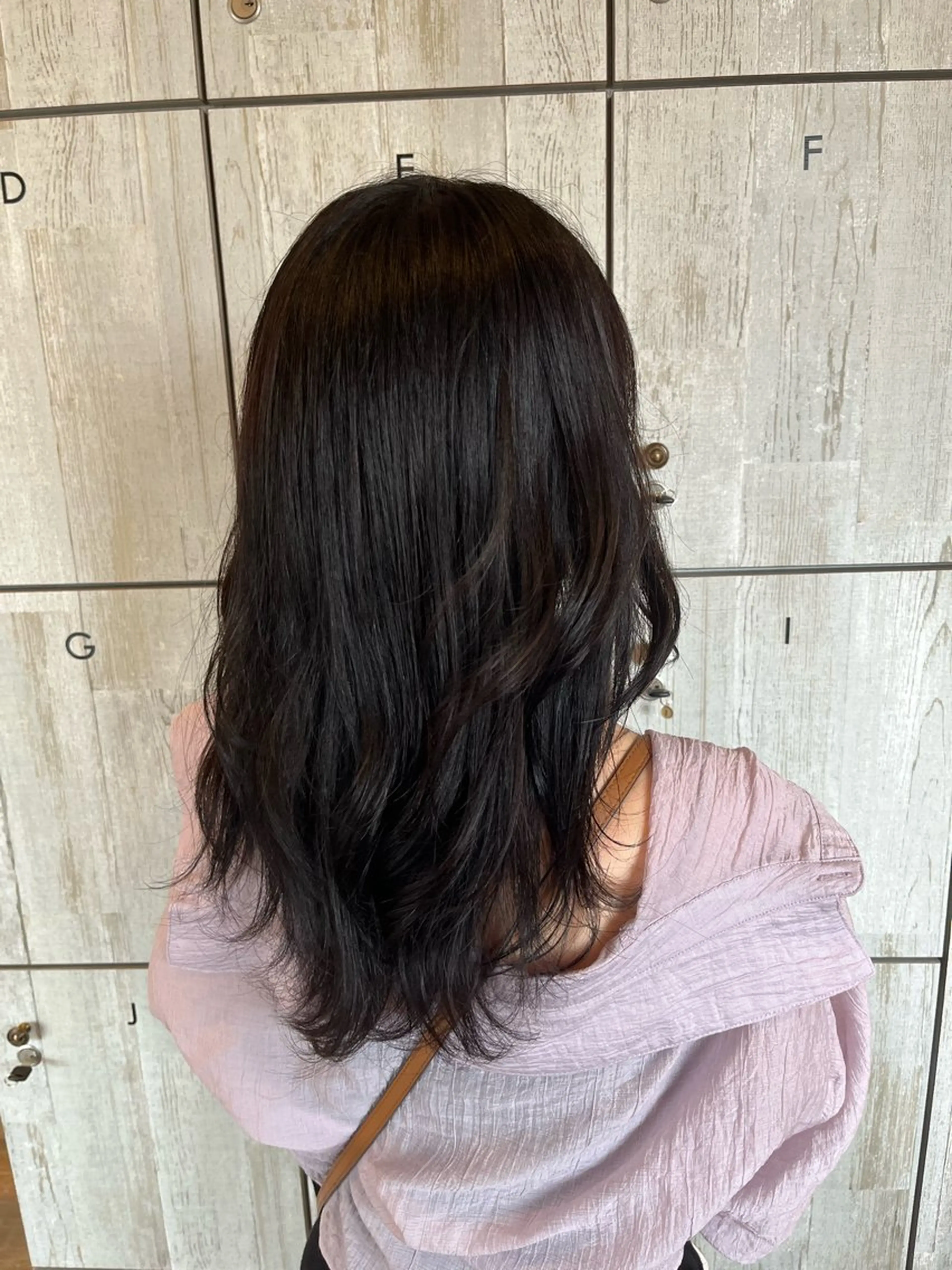 セミロング カラー ハイレイヤー レイヤーカット 顔まわり/オフィス カラー/青栁優🔆のヘアスタイル