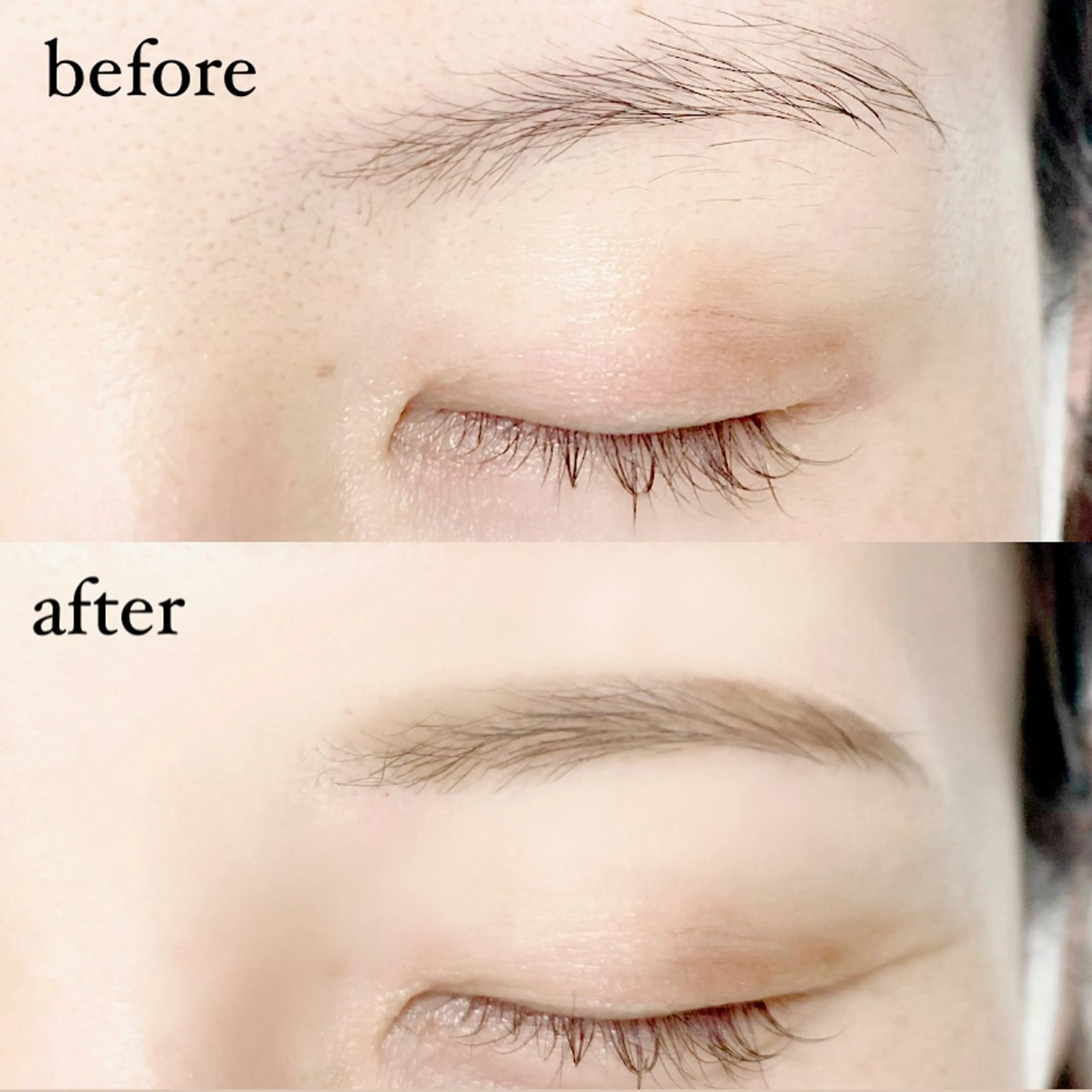 アイブロウ 眉毛ワックス脱毛 cheri 外島のマツエク・マツパデザイン