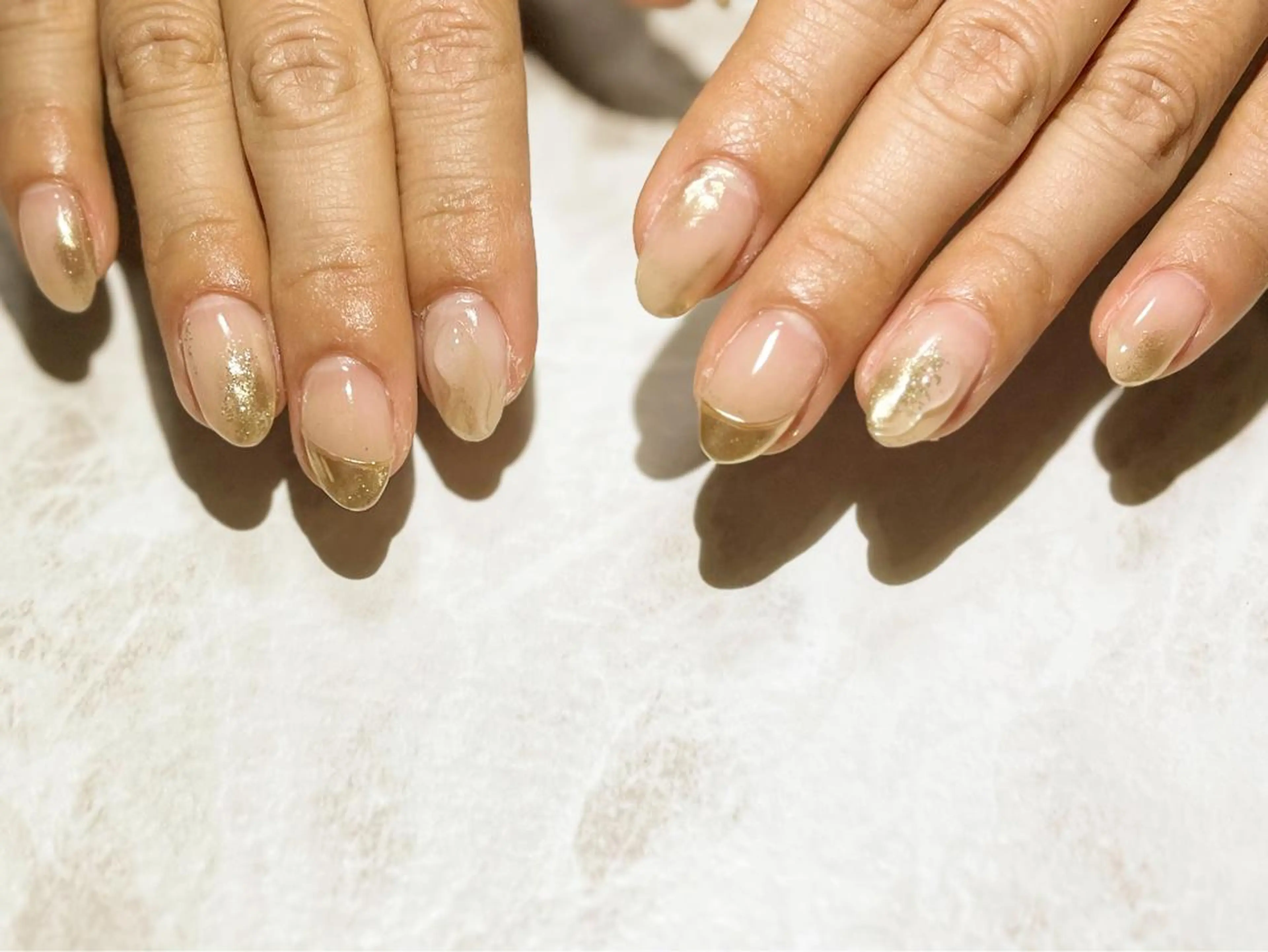 ネイル フットネイル ミラーネイル ニュアンスネイル シンプルネイル 春ネイル ネイル フフラ所属・nail fufla ♡yamane♡のネイルデザイン