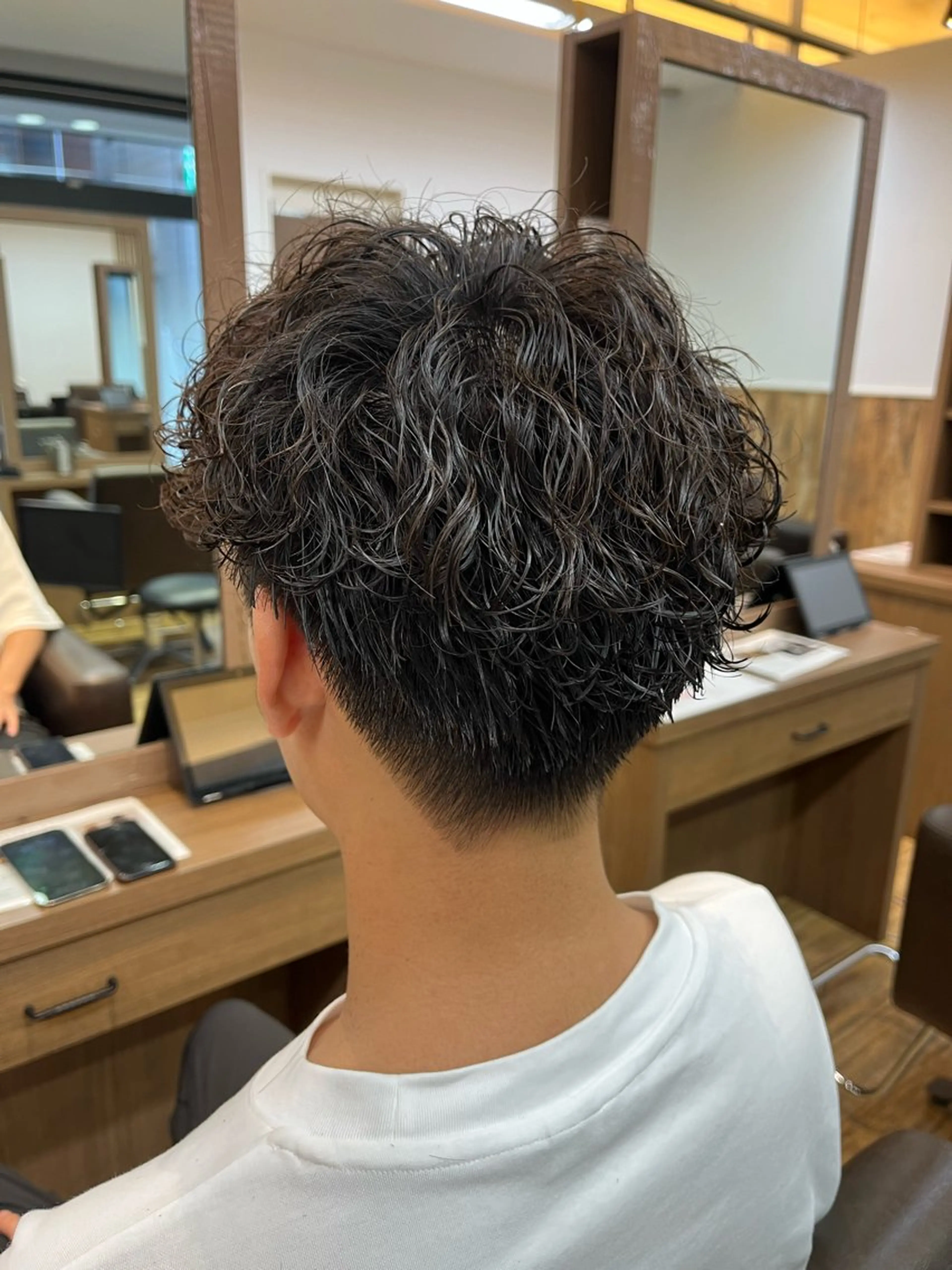 メンズ カット パーマ 鬼松沙弥 ❤︎メンズパーマのヘアスタイル