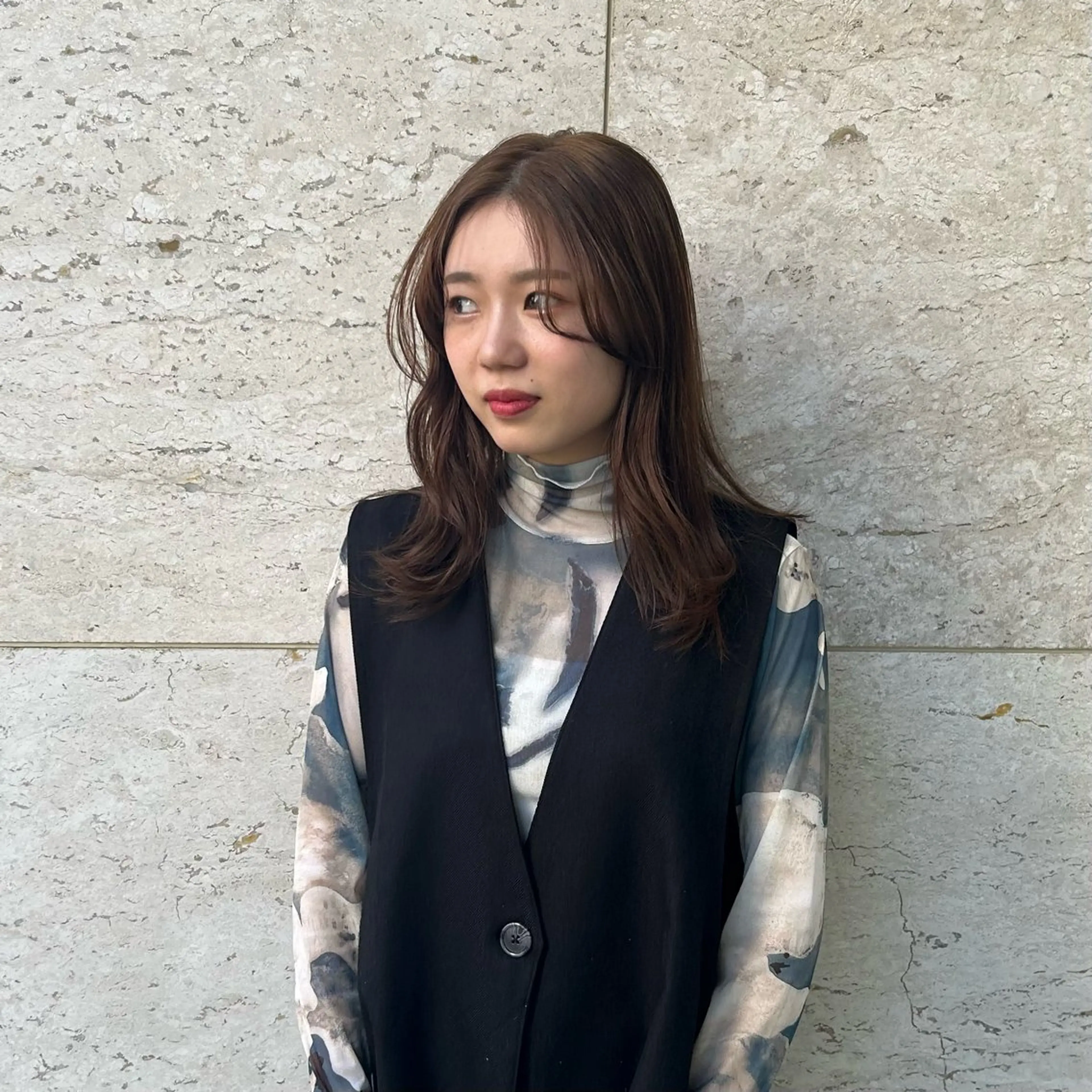 セミロング カラー ヘアアレンジ kaho🐏🦩 テストモデル募集中のヘアスタイル