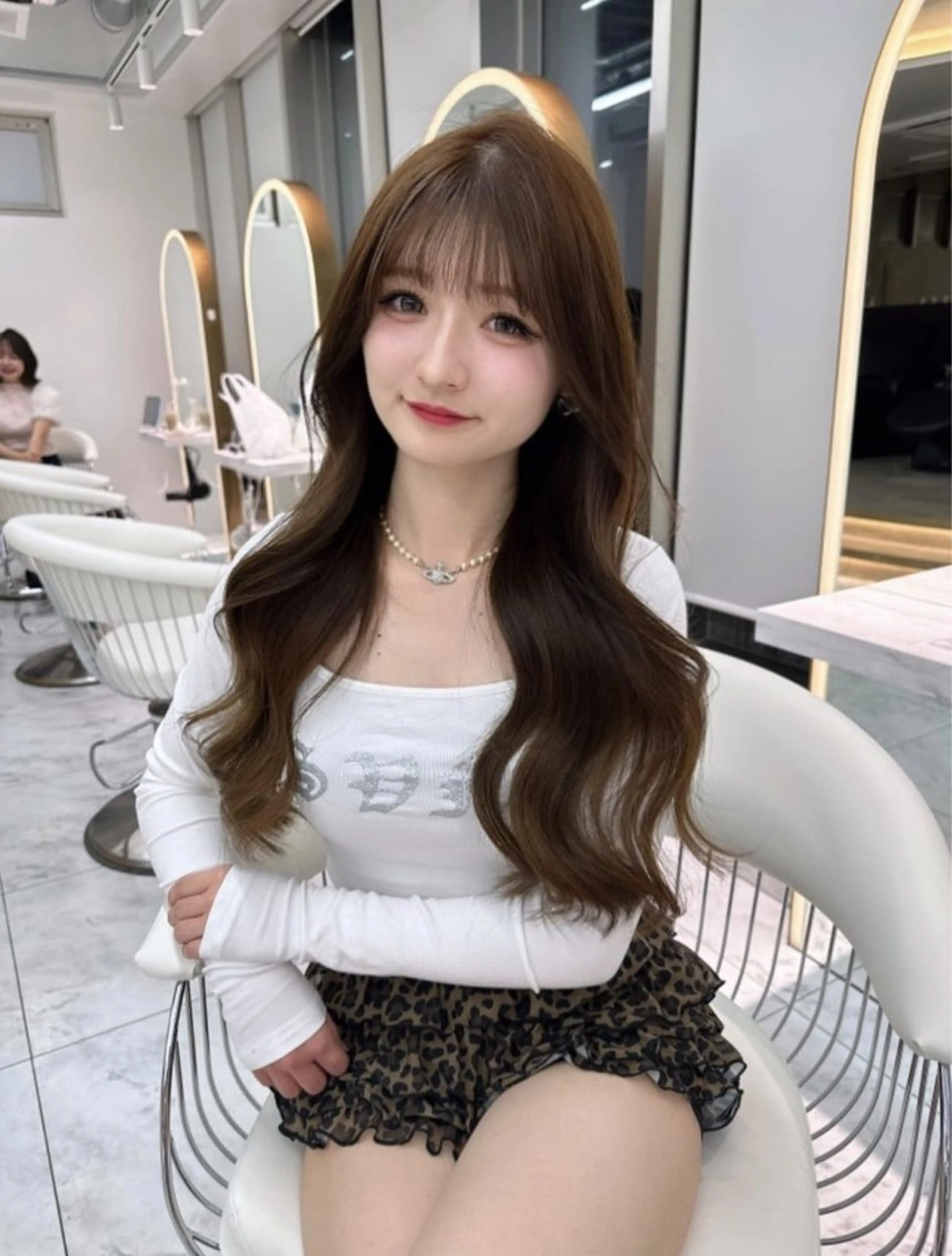 ロング カラー ブリーチ ダブルカラー ブリーチなしカラー ヘアカラー トリートメント 🍒楓🍒北九州1 艶カラー作る人🎨のヘアスタイル