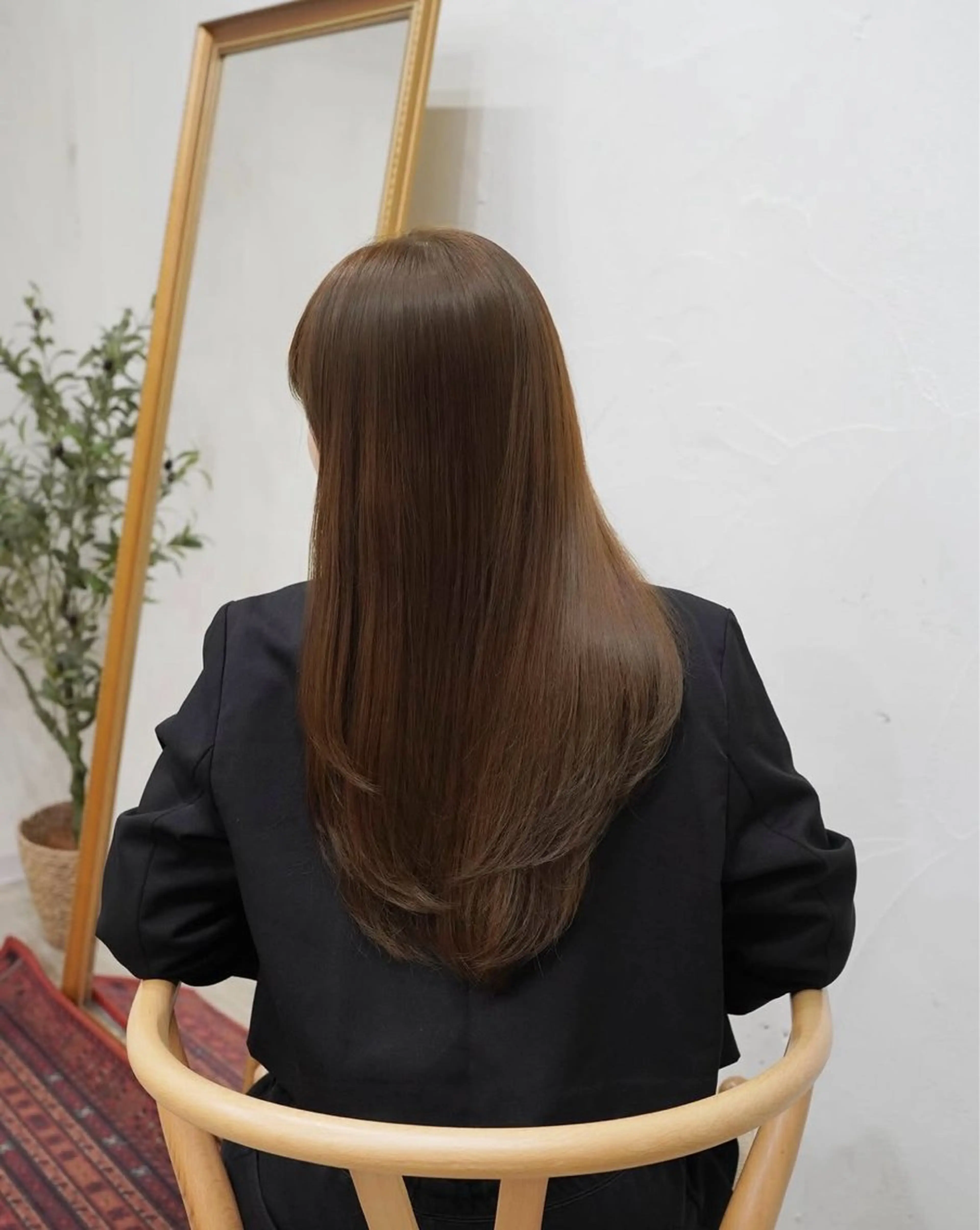 ロング カラー ベージュカラー ヘーゼル 🪞透けヘア髪質改善 艶ベージュ/nagiのヘアスタイル