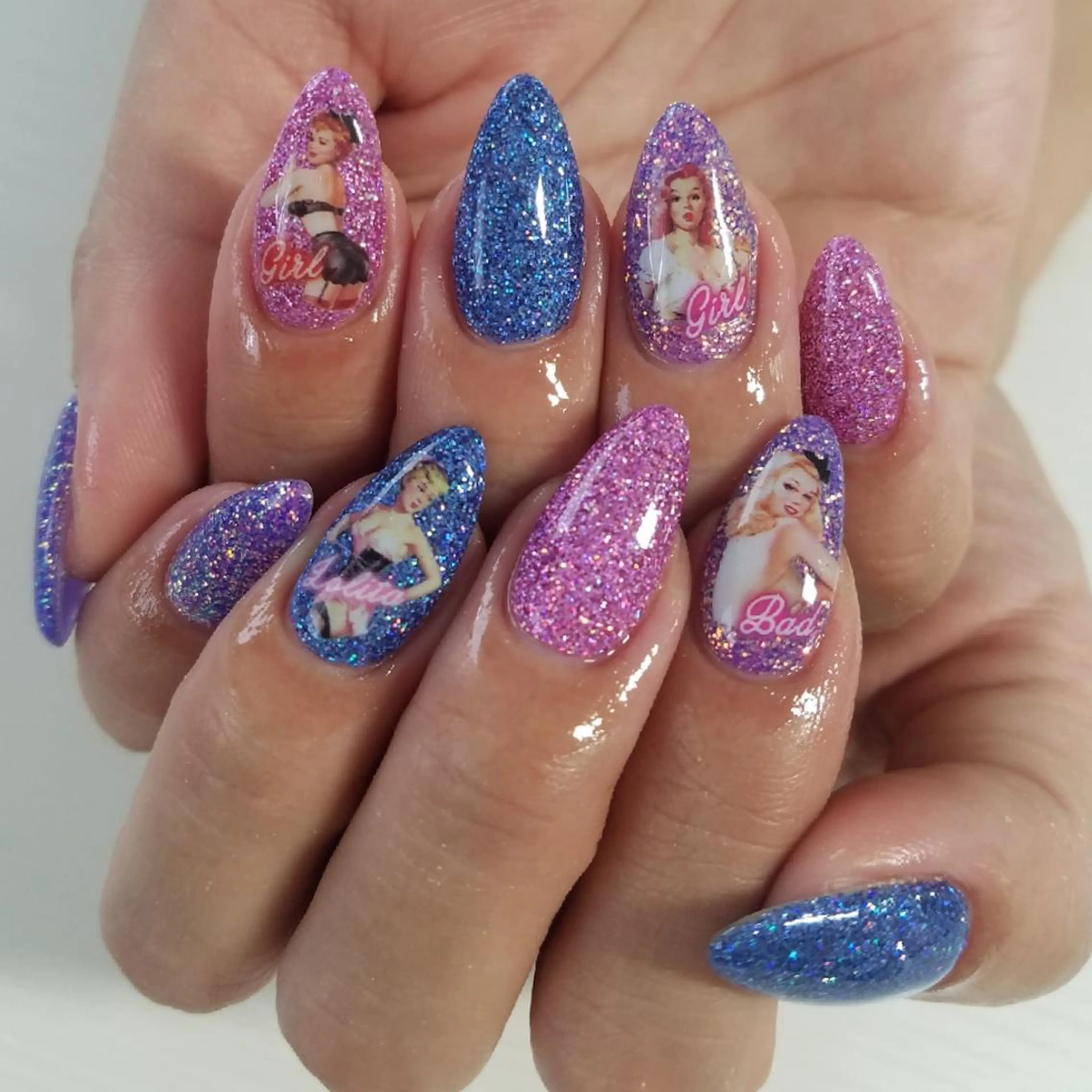 ネイル ラメ(グリッター) ワンカラーネイル   MAKI NAILのネイルデザイン