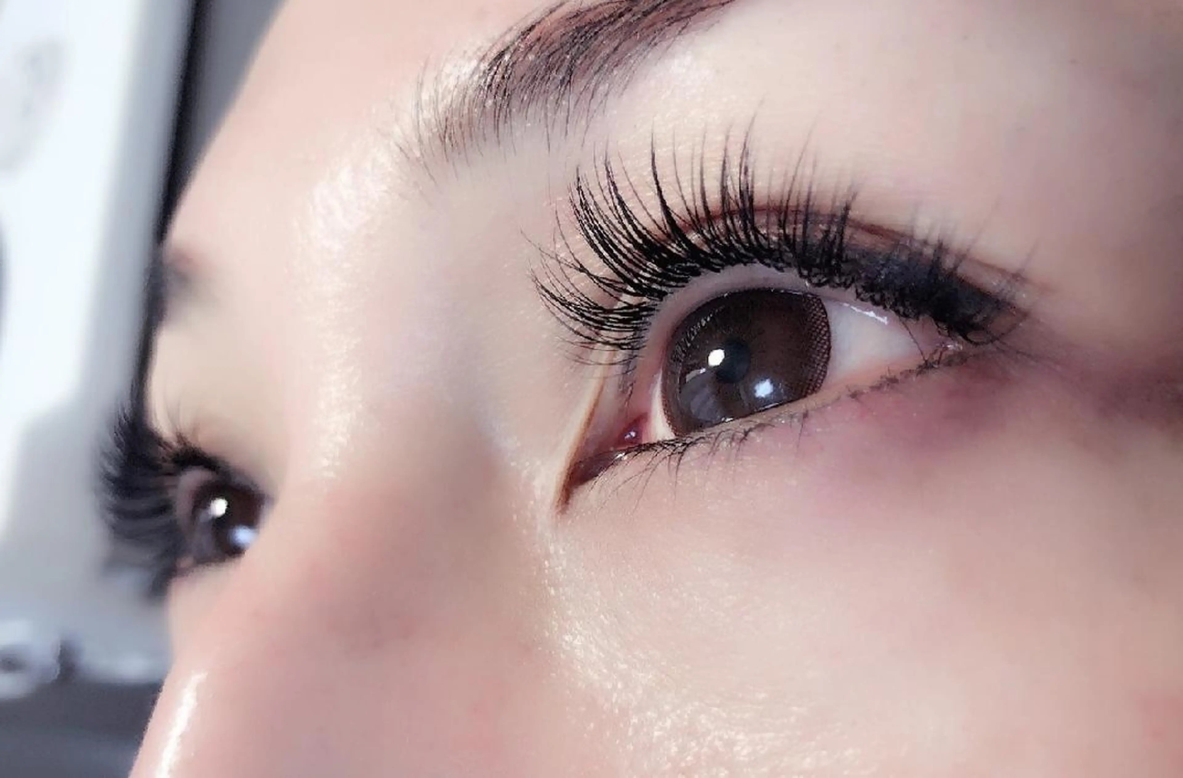 マツエク・マツパ 付け放題 フラットラッシュ ナチュラル まつげパーマ 一重×まつ毛パーマ マツエク 吉岡 ゆうなのマツエク・マツパデザイン