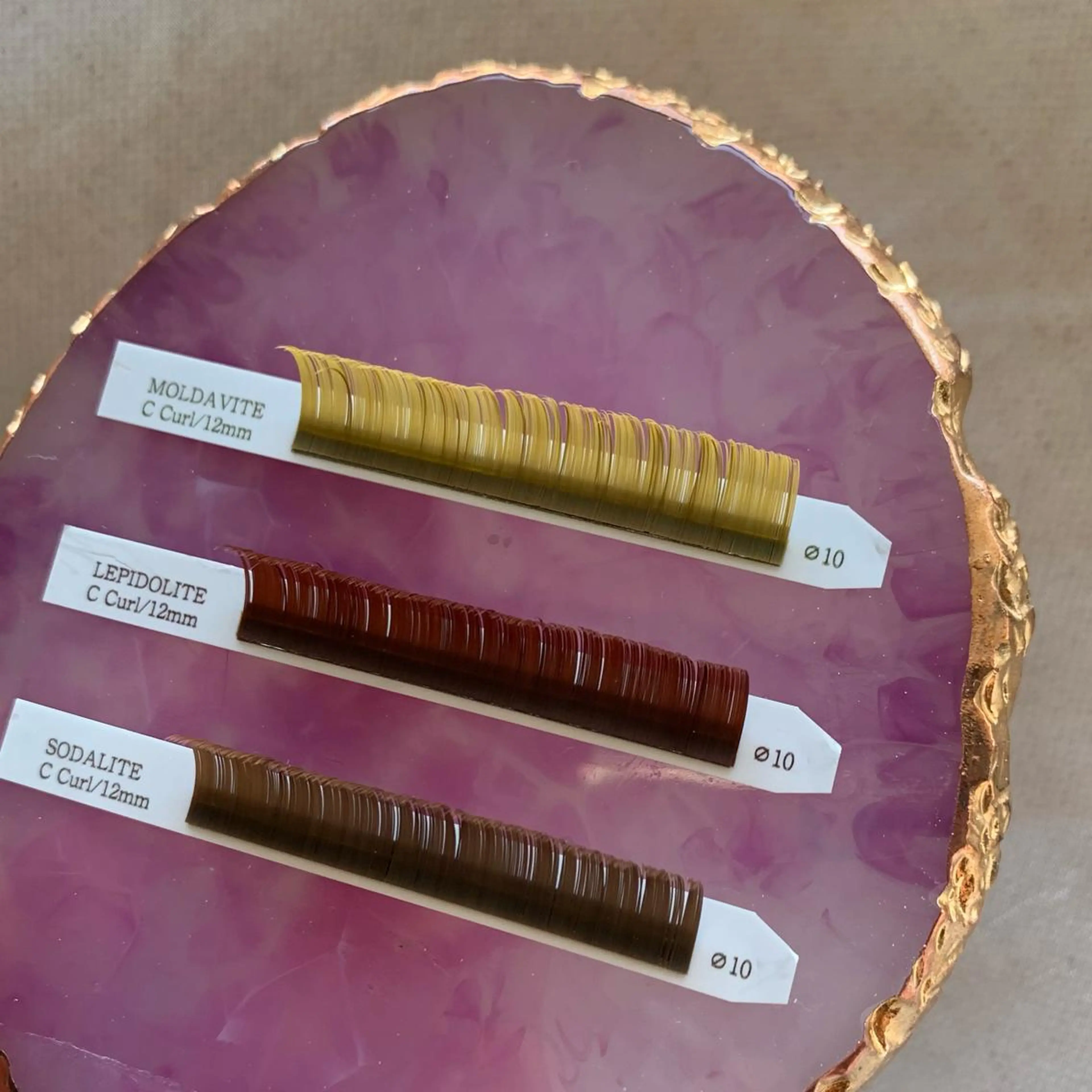 🧸カラーエクステ🧸フラットラッシュ120本(Cカールのみ•7​〜​12㎜)\オフ+長持ちコーティング込/の写真