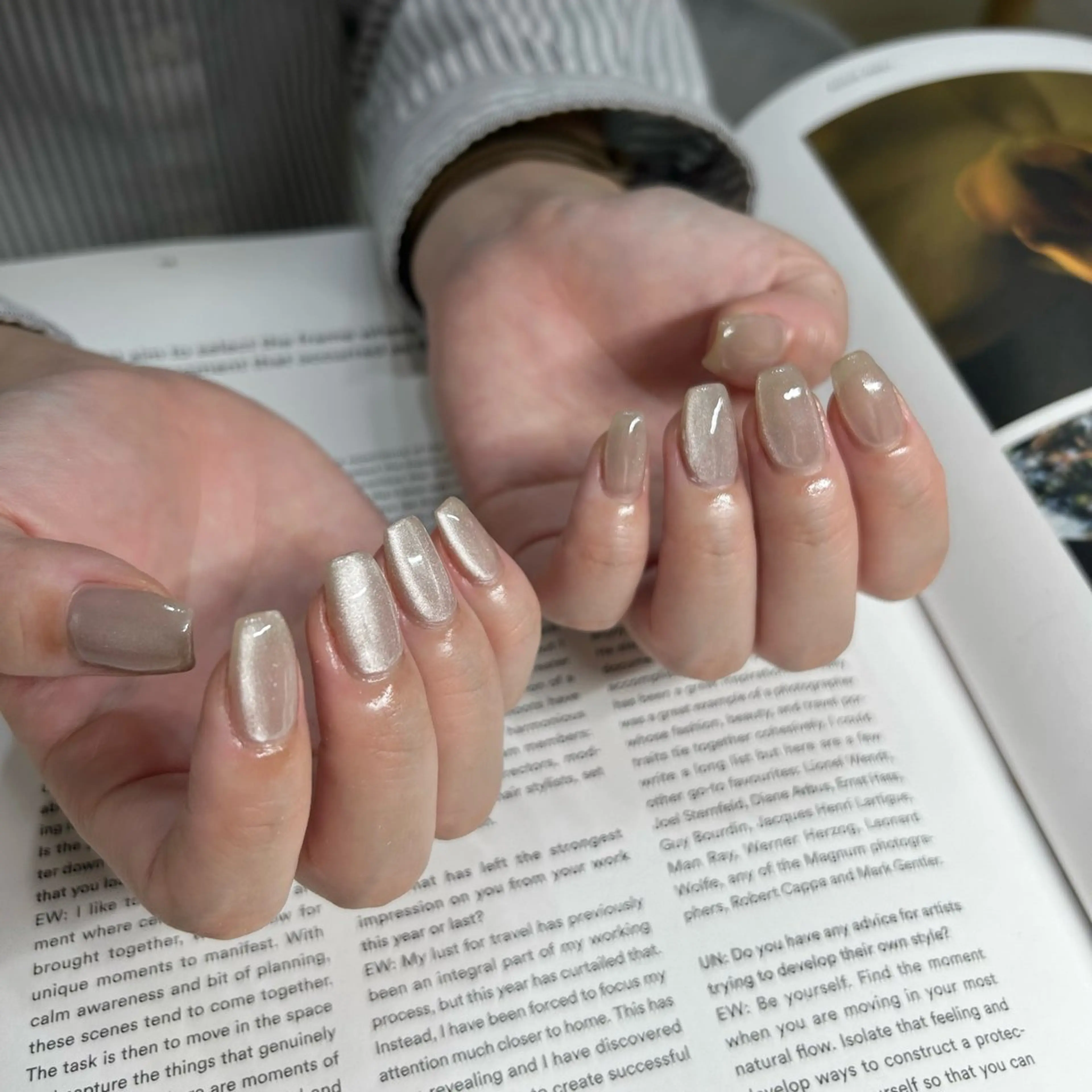 ネイル ブルー フットネイル ジェルネイル キラキラネイル 韓国ネイル RooM -produce by maynail-所属・RooM -mizuki-のネイルデザイン