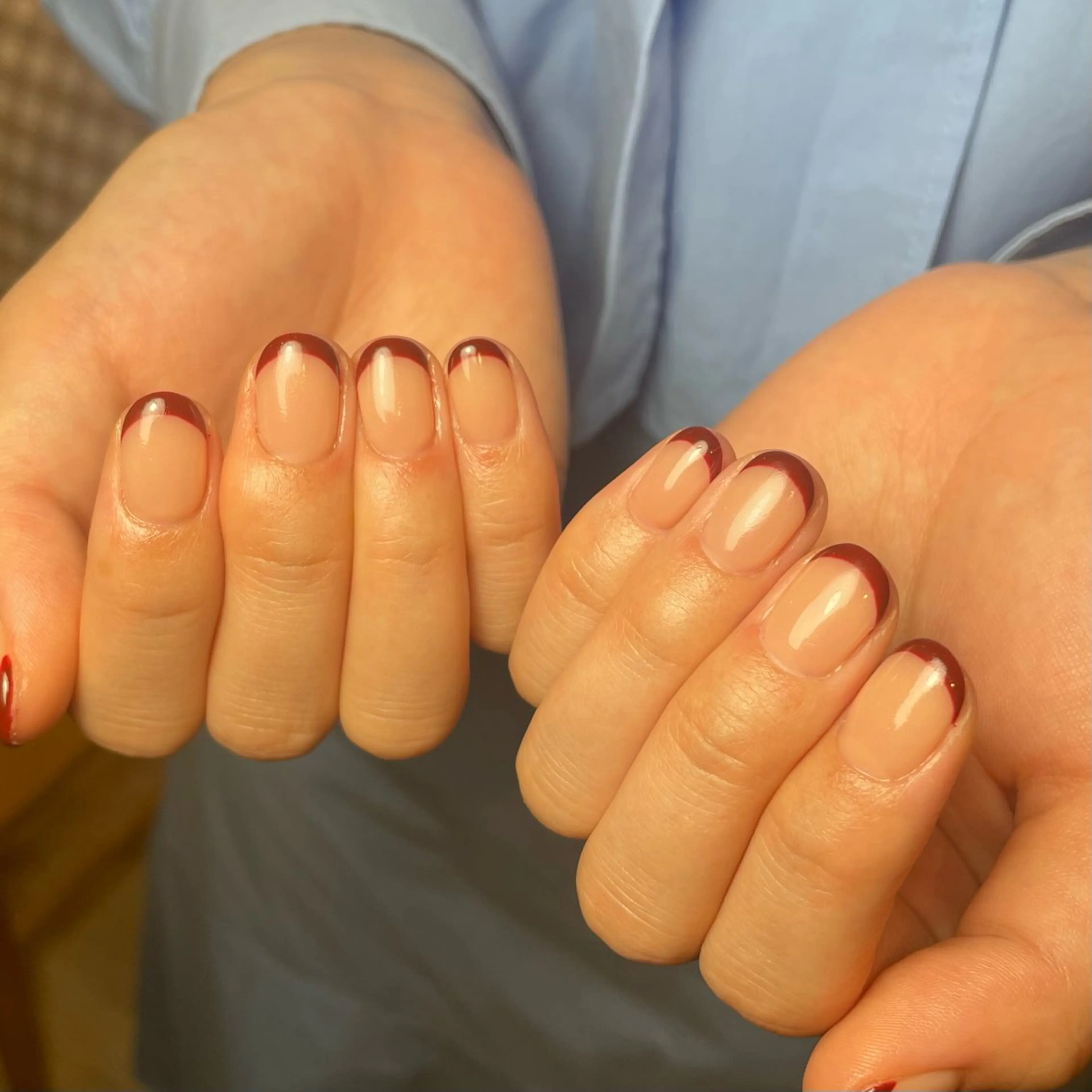 ネイル 韓国ネイル ニュアンスネイル MARU NAIL Izumiのネイルデザイン