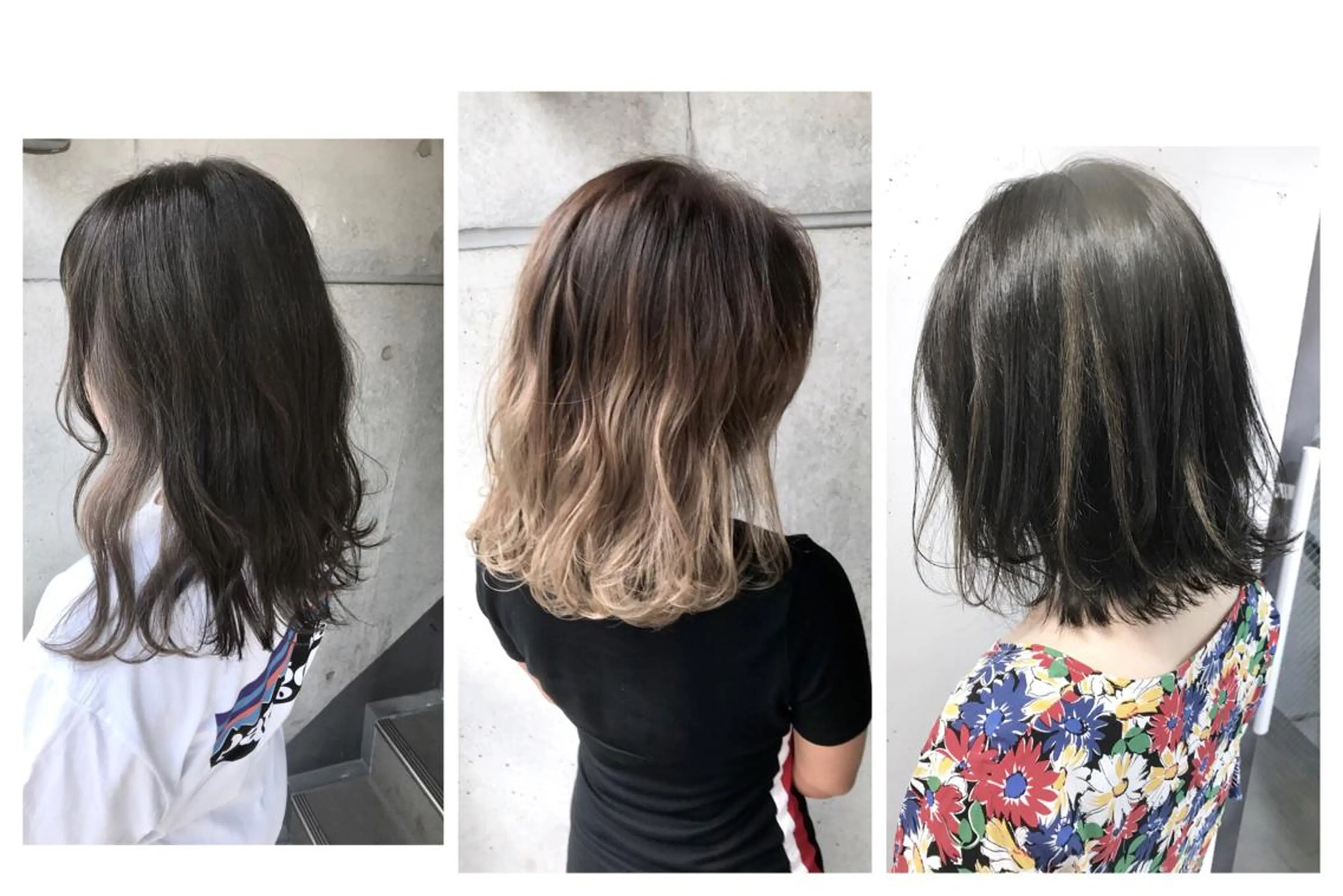 セミロング ヘアカラー トリートメント lok[ロク] 高田馬場のヘアスタイル