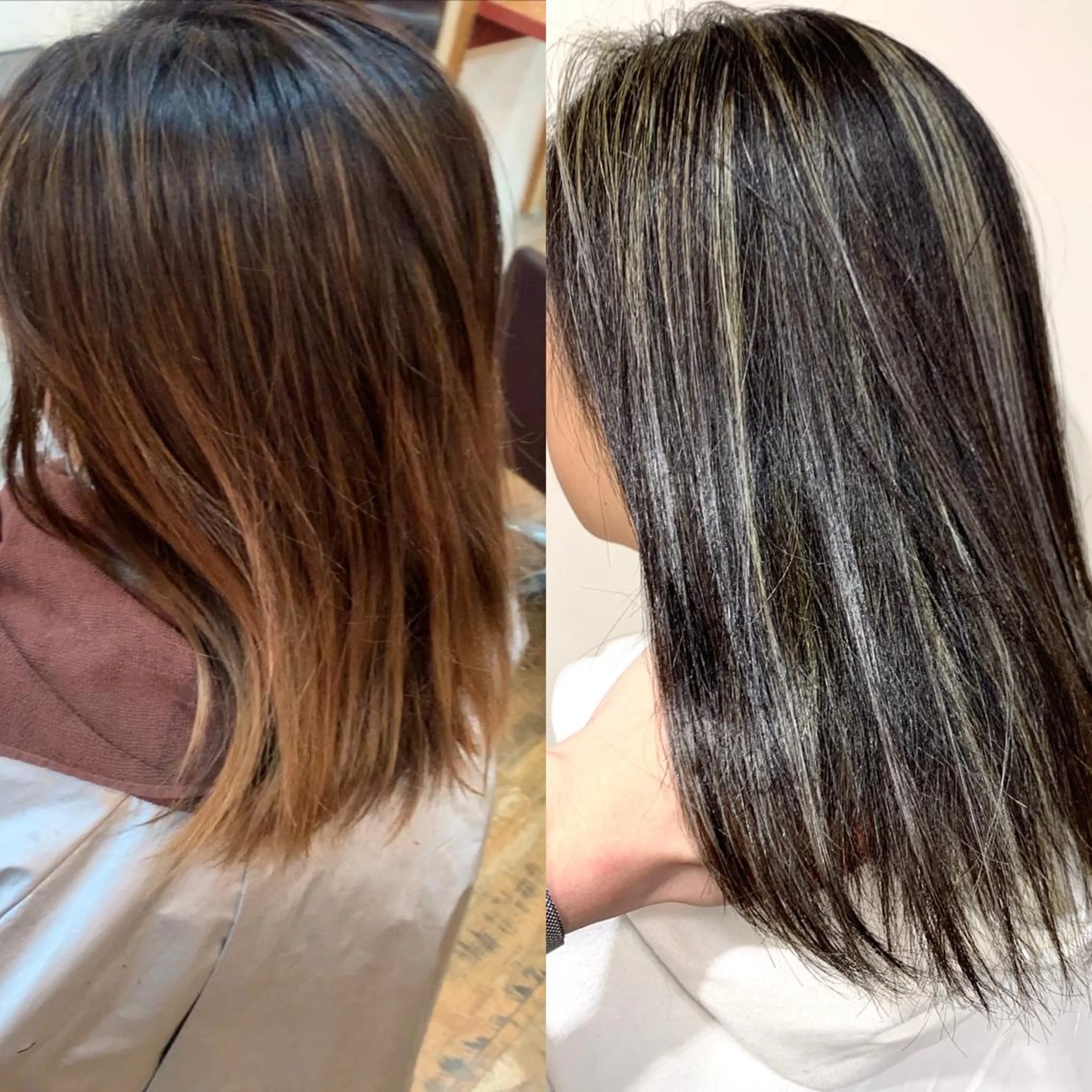 ミディアム カラー ヘアカラー トリートメント 岡崎勇人/レイヤー/ 韓国/ケラチンTRのヘアスタイル