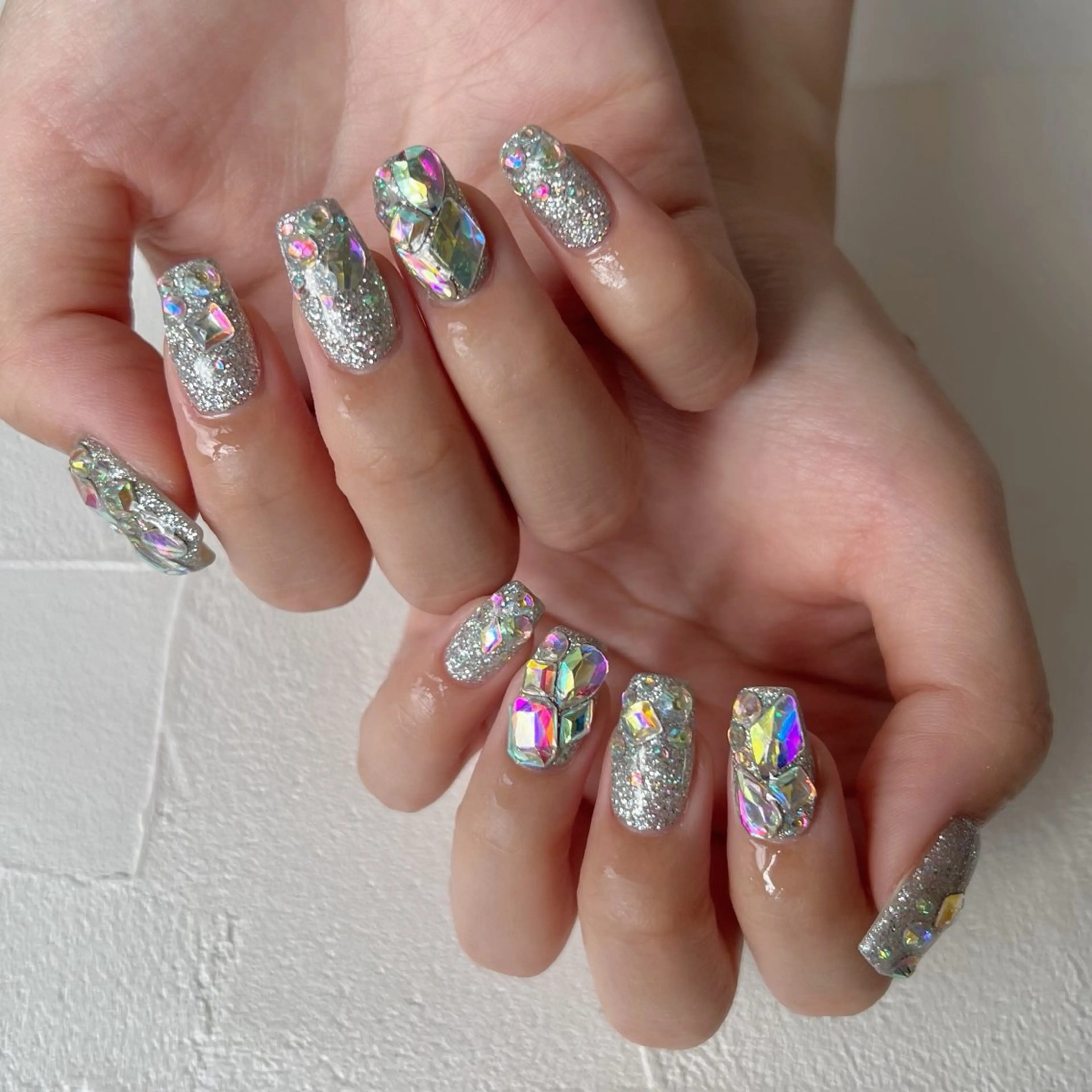 ネイル キラキラネイル ハンドネイル 川端 京香のネイルデザイン