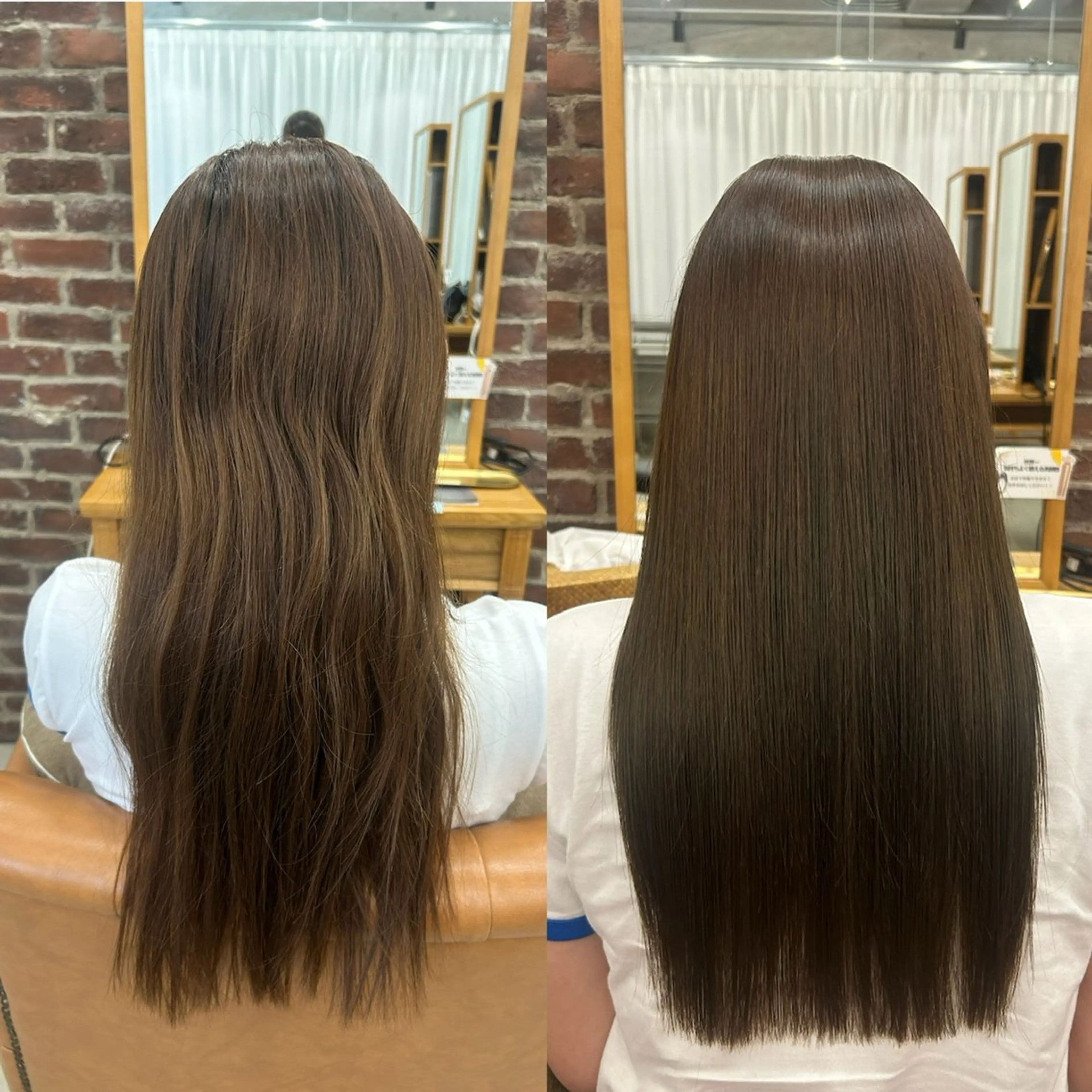 ロング カラー パーマ ロング カット ヘアカラー 縮毛矯正 トリートメント 山野愛子美容室銀座店所属・🌼髪質改善/透明感 艶髪タケドミのヘアスタイル