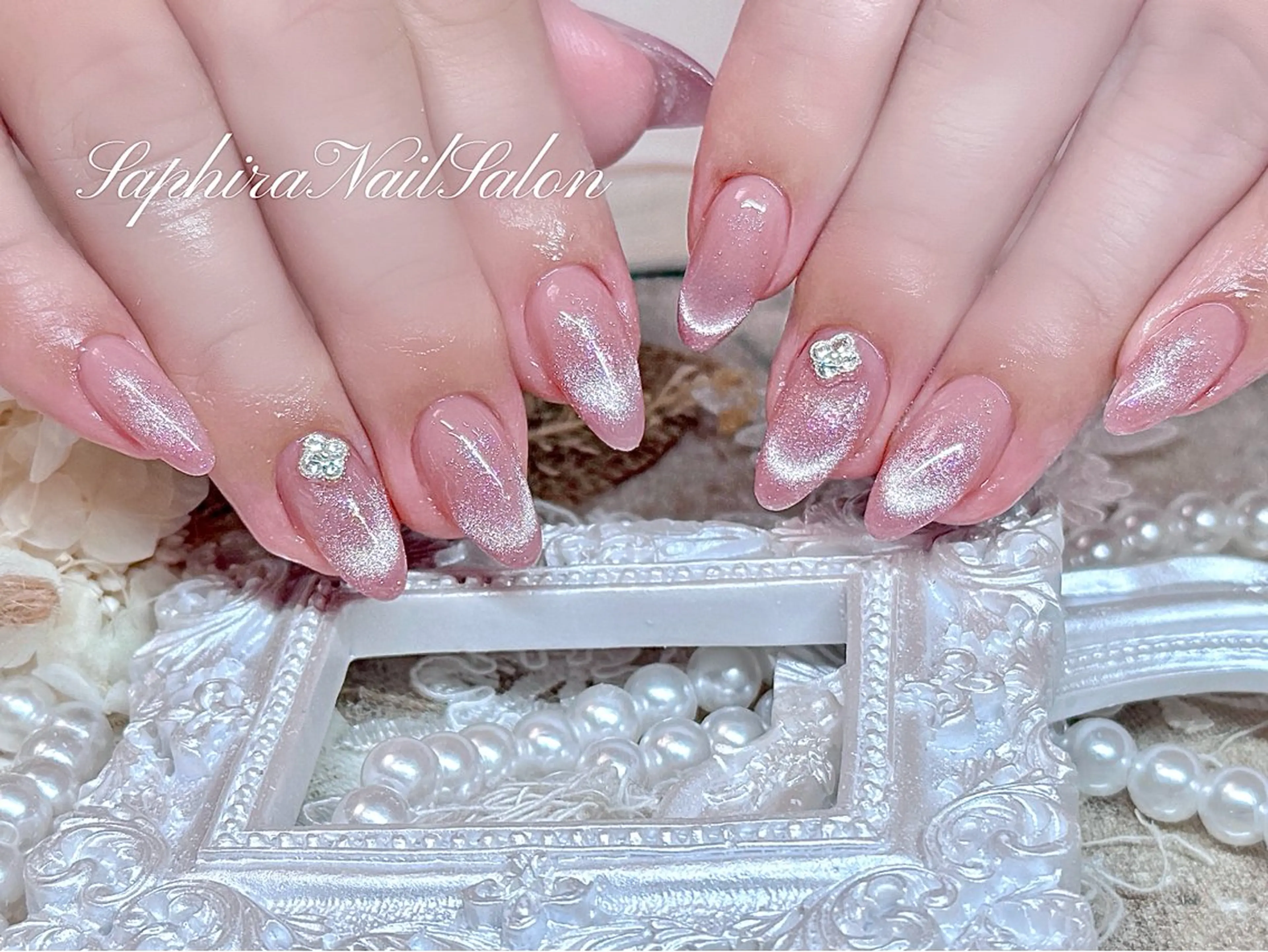 カラー ハンドネイル Saphiraネイル サロン錦糸町のネイルデザイン