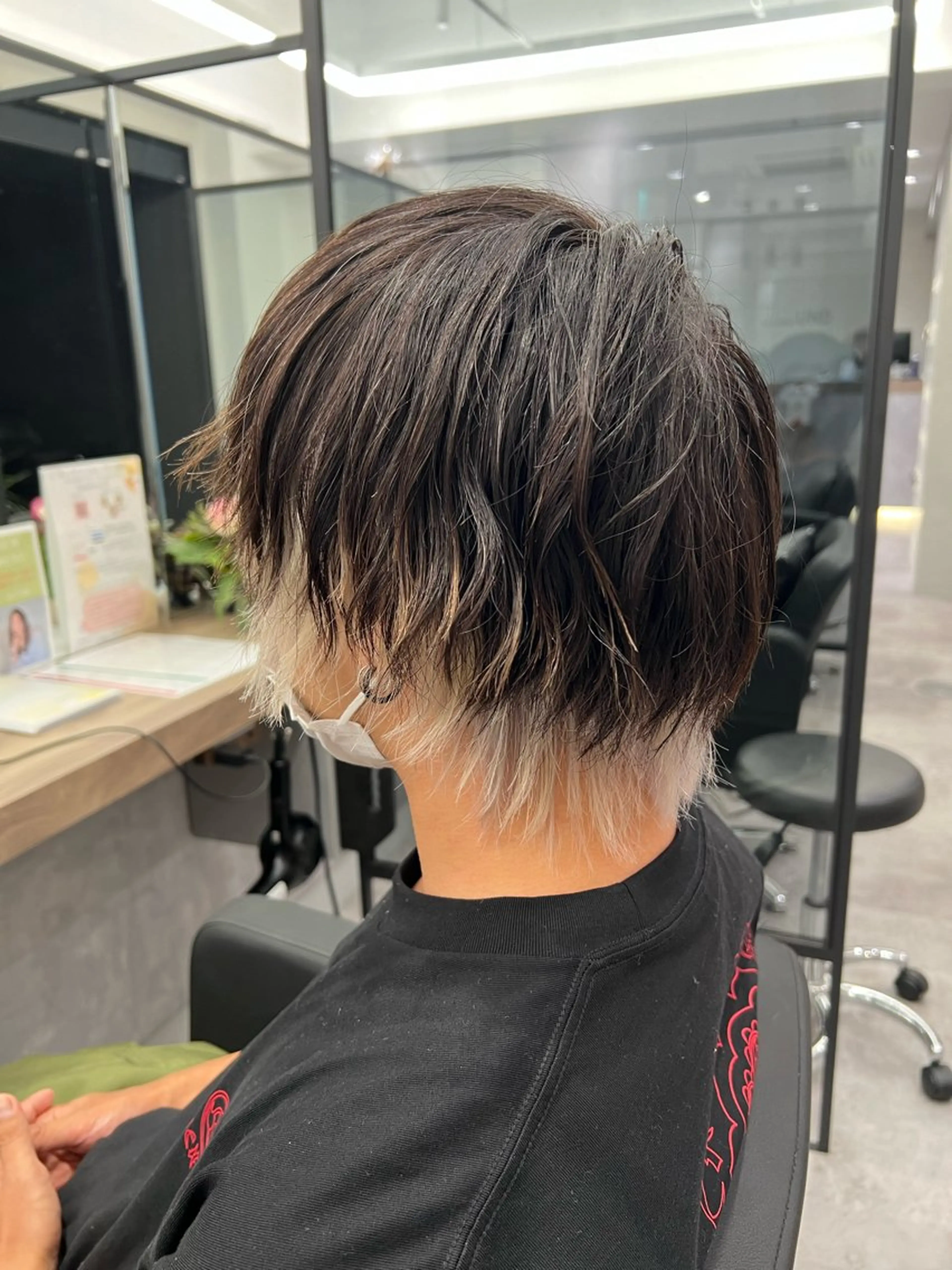 ショート メンズ ヘアカラー Nail &Beauty by UNO伊勢原所属・COCO .のヘアスタイル