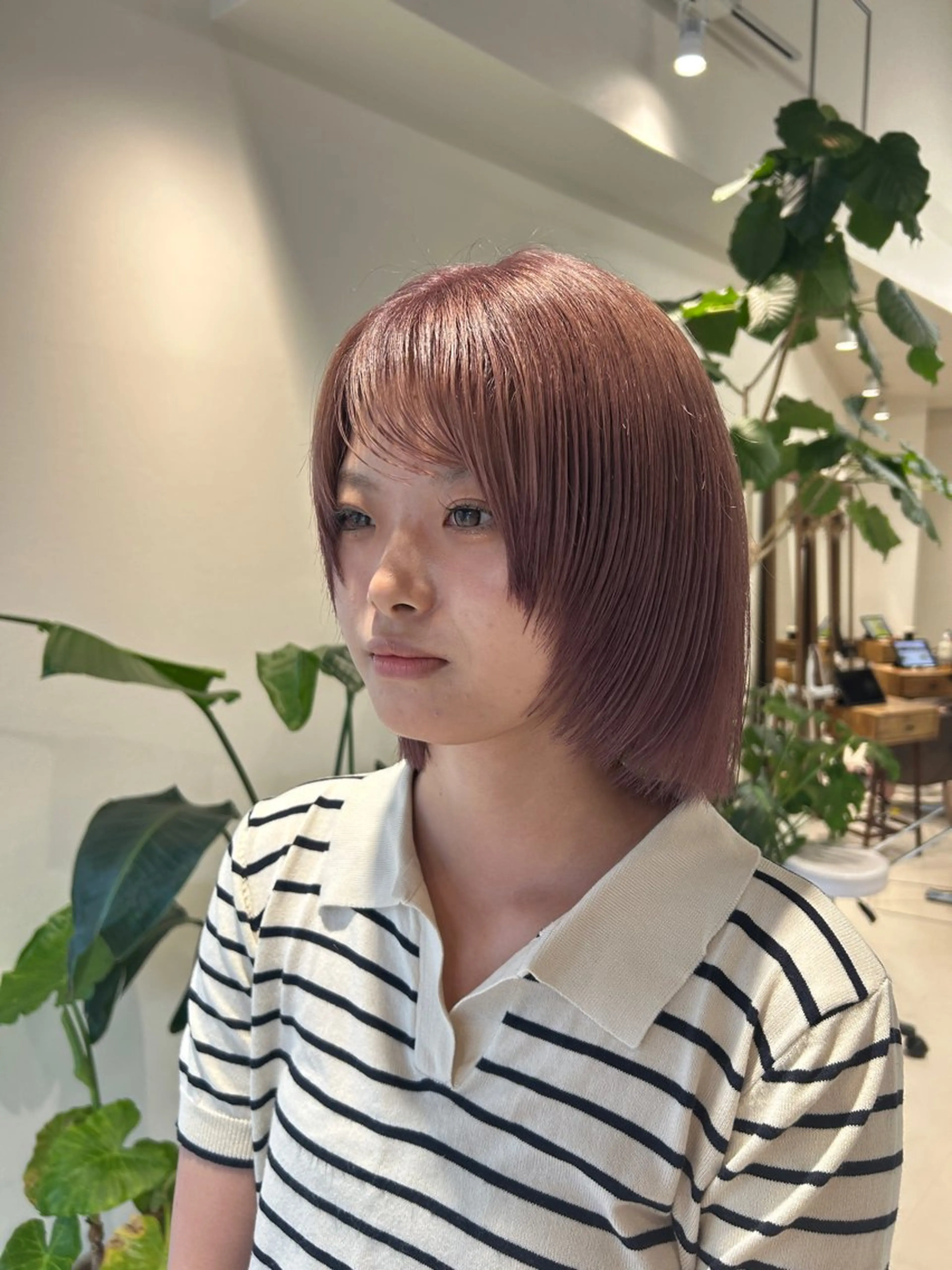 ミディアム カラー ヘアカラー トリートメント ハイトーン/エクステ /🎀YUINA🎀のヘアスタイル