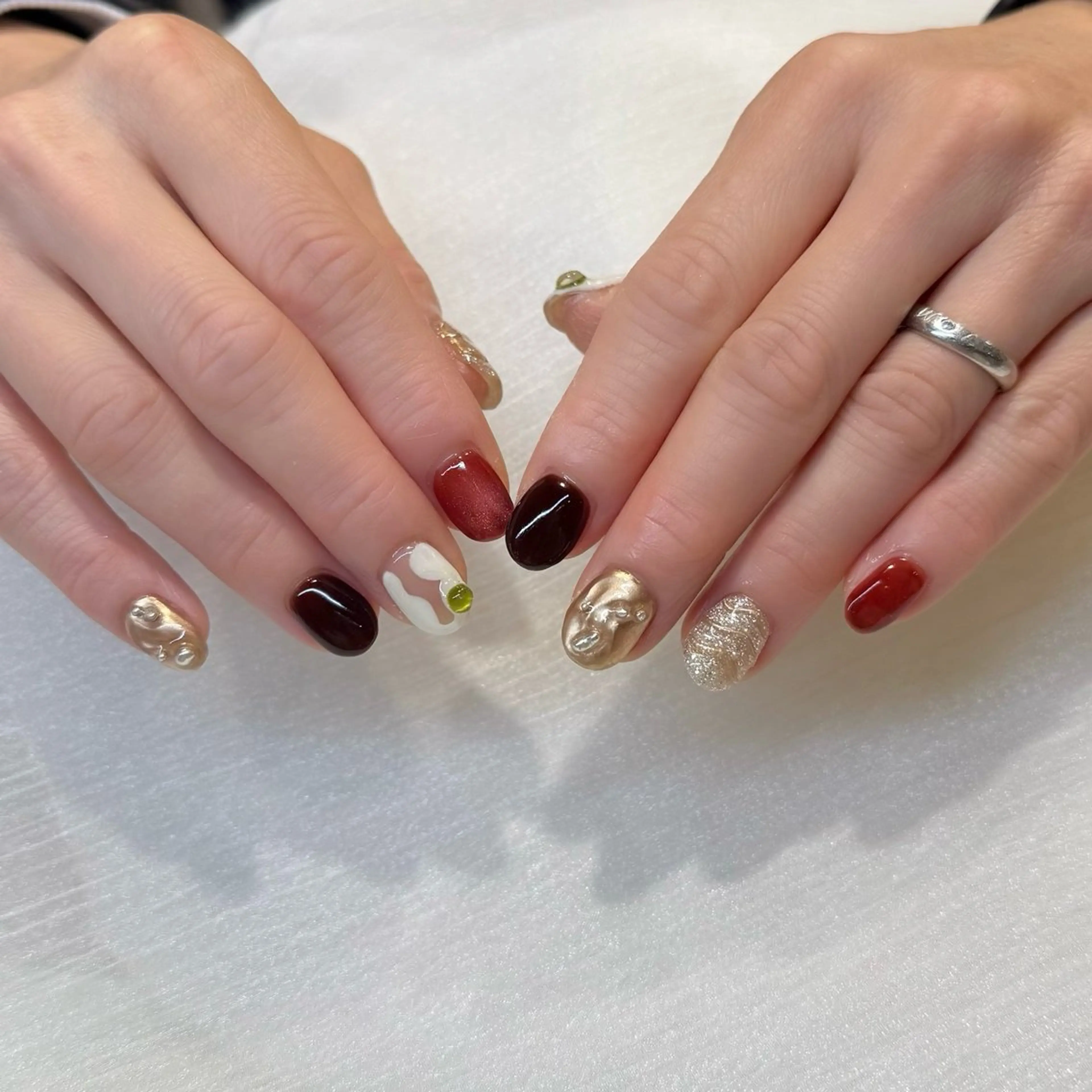 ネイル ハンドネイル 新井 ひなののネイルデザイン