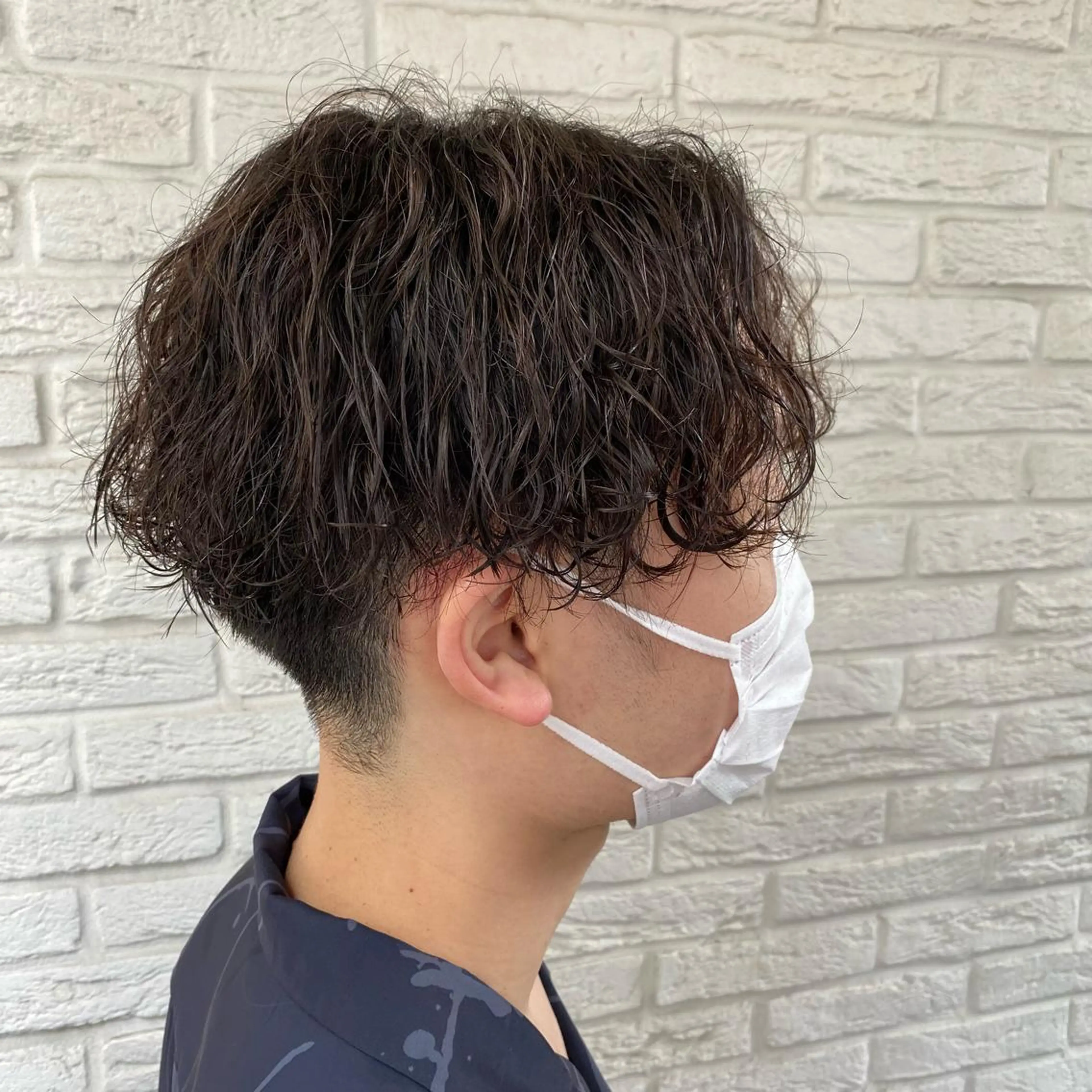パーマ メンズ メンズパーマ 波巻きパーマ スパイラルパーマ カット パーマ ミモリ ユウタのヘアスタイル