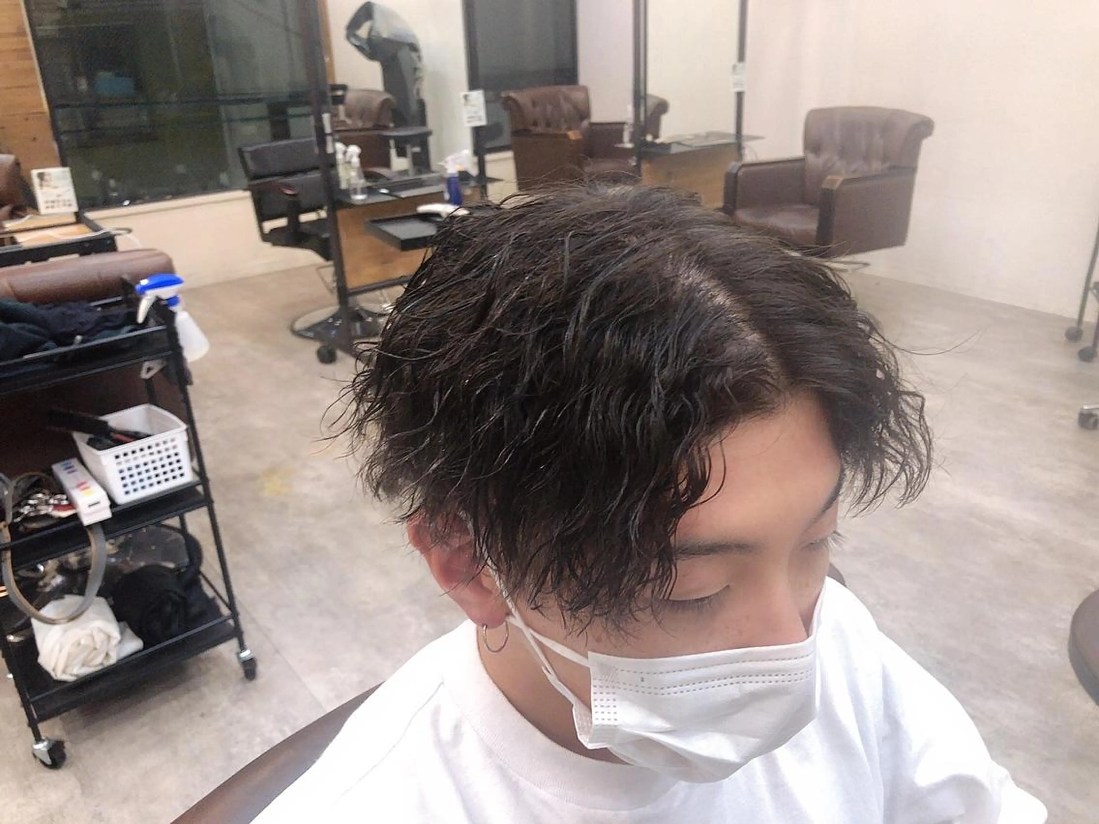 ショート パーマ メンズ メンズパーマ ツイストスパイラルパーマ スパイラルパーマ ケイゴ【店長】 メンズパーマ特化のヘアスタイル