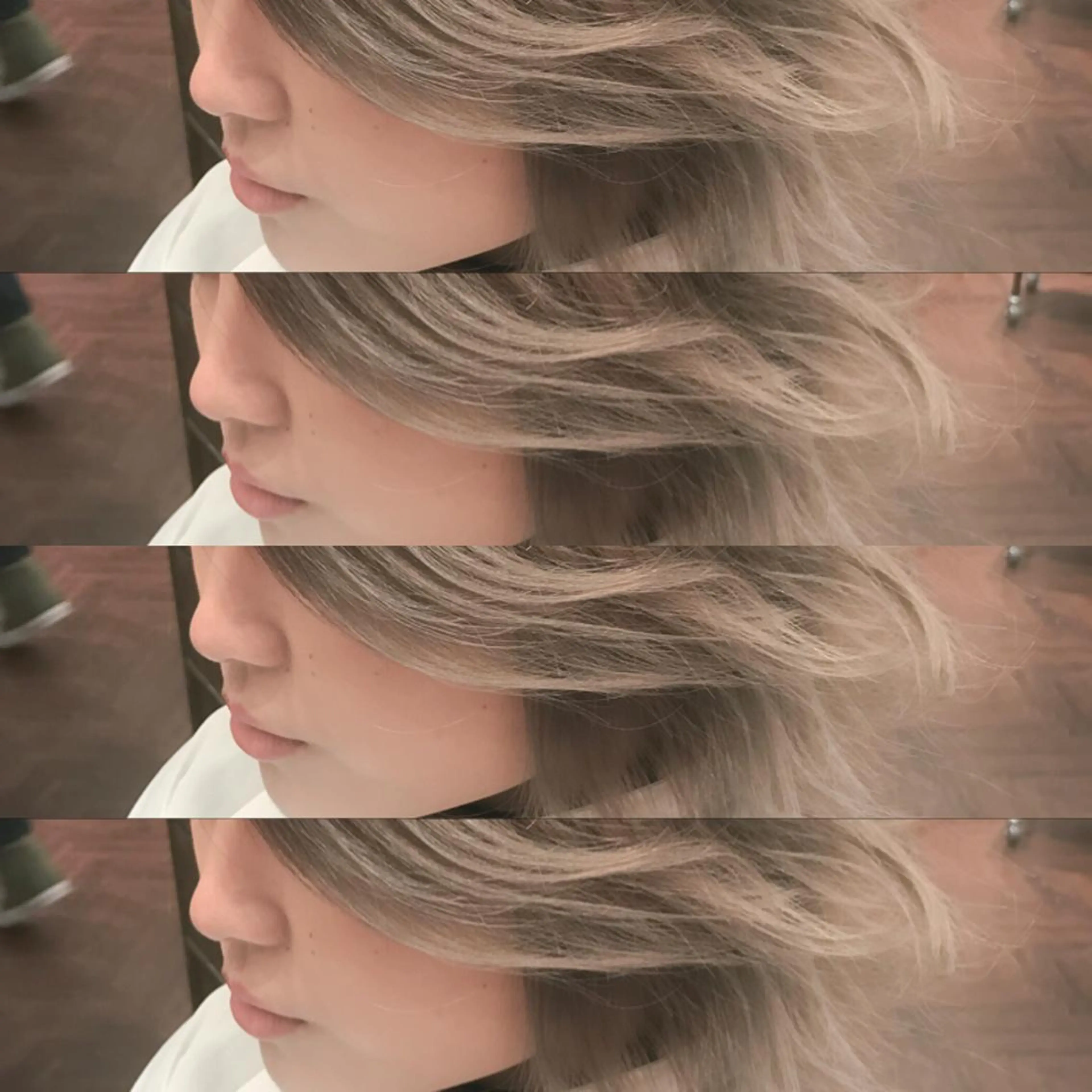 カラー ブリーチ 小森谷 亮太のヘアスタイル