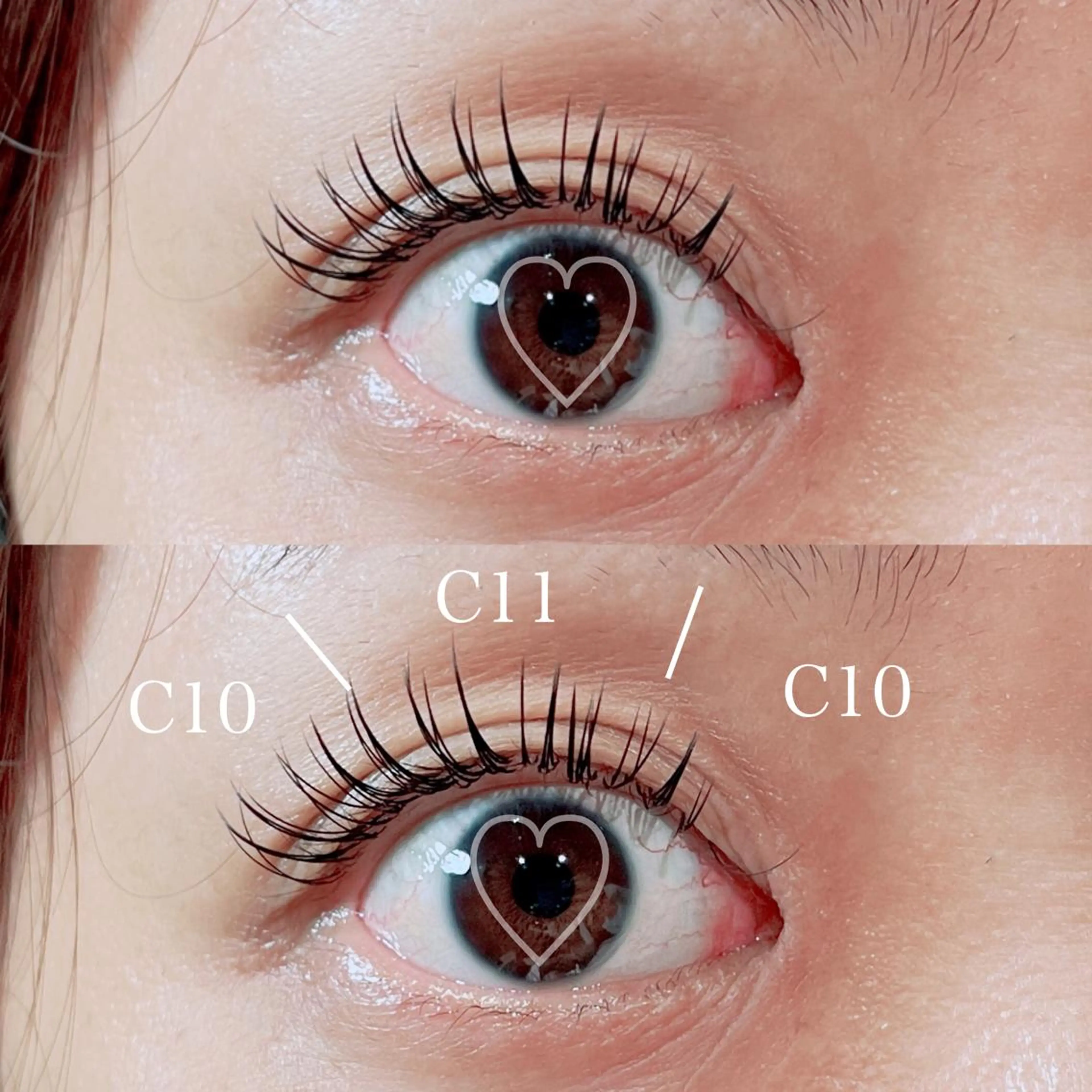 マツエク・マツパ マツエク Ayaka 【パリジェンヌ】のマツエク・マツパデザイン