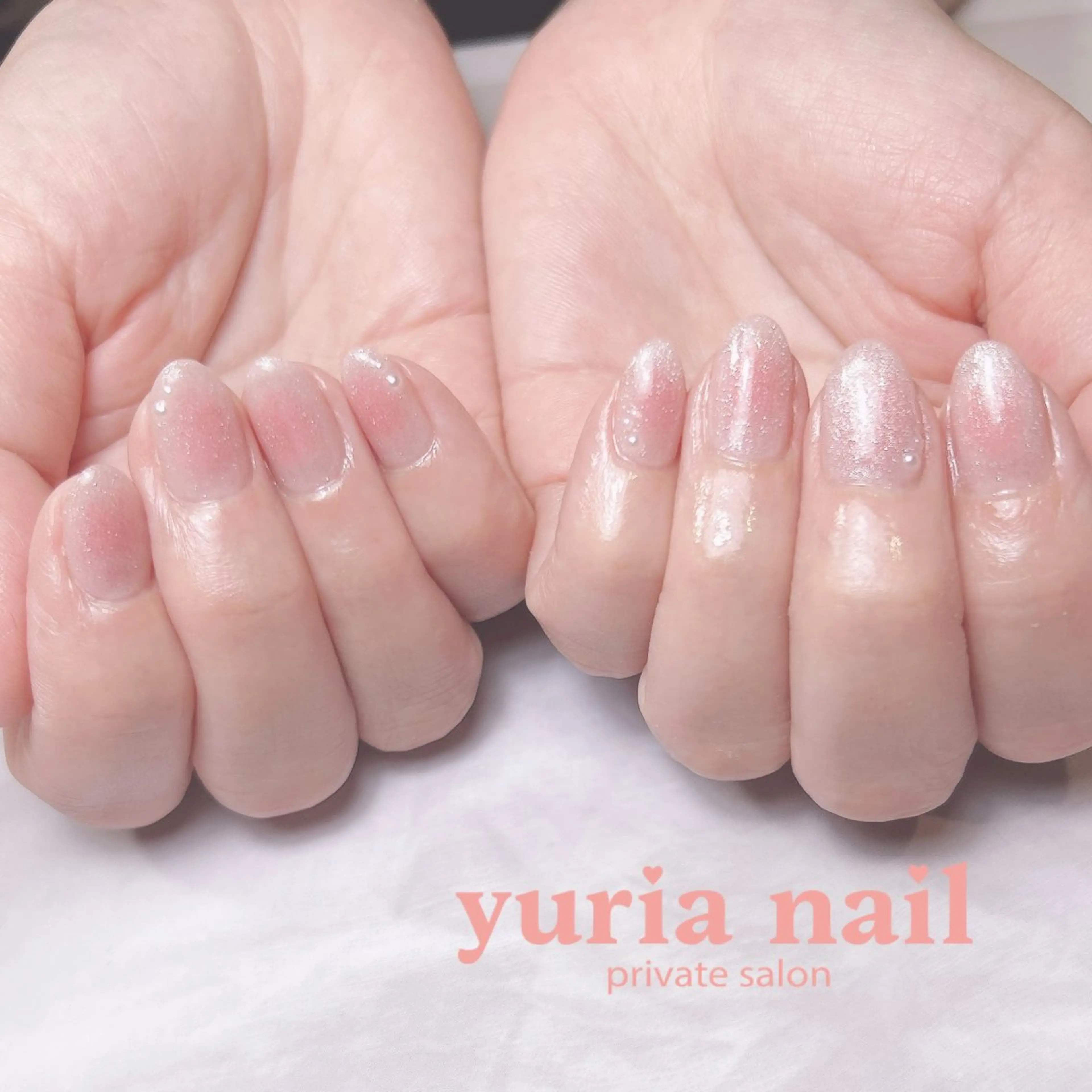 ネイル アートネイル チークネイル ジェルネイル キラキラネイル マグネットネイル ハンドネイル 小林 ゆりあのネイルデザイン