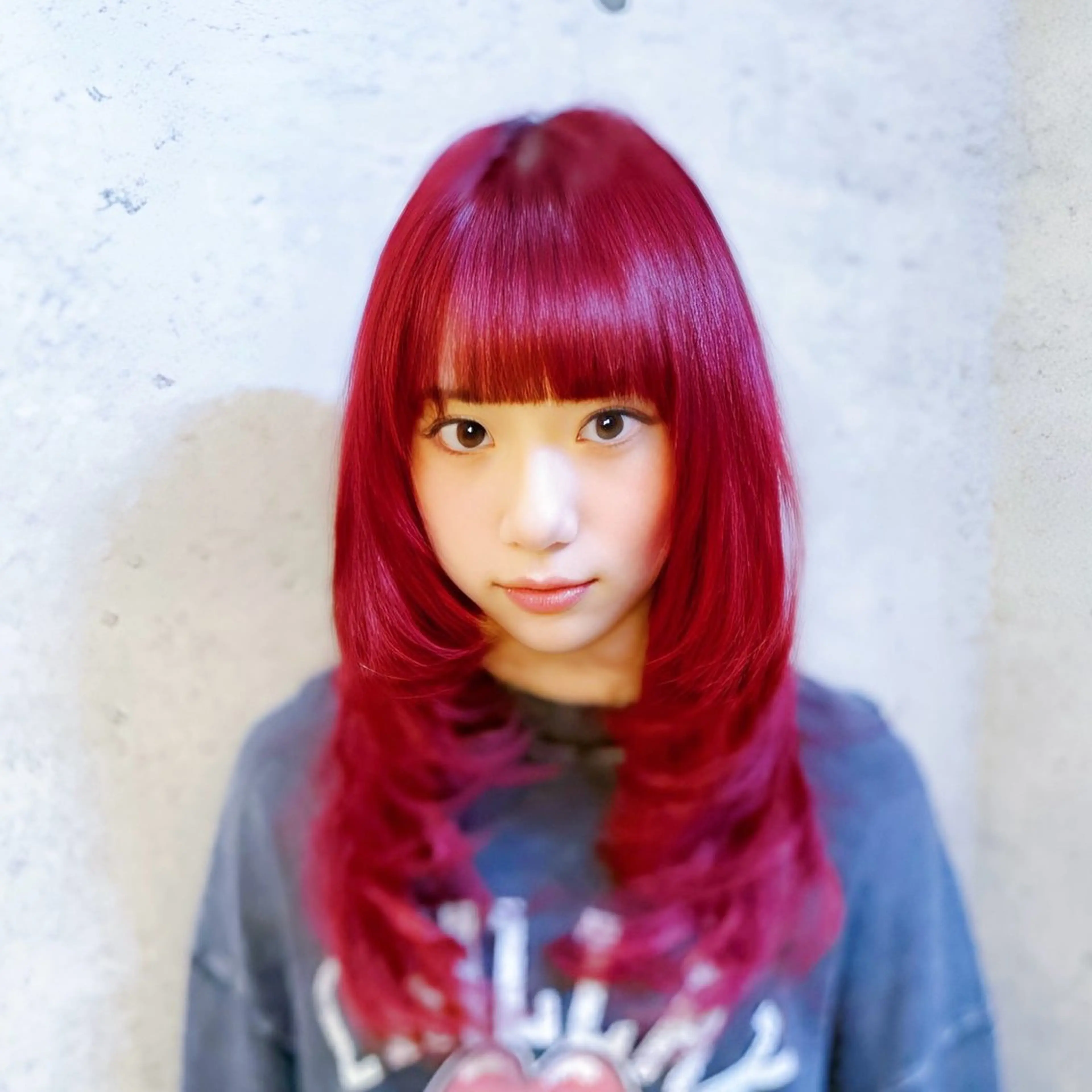 ロング カラー カット ヘアカラー トリートメント 久保 敏之のヘアスタイル