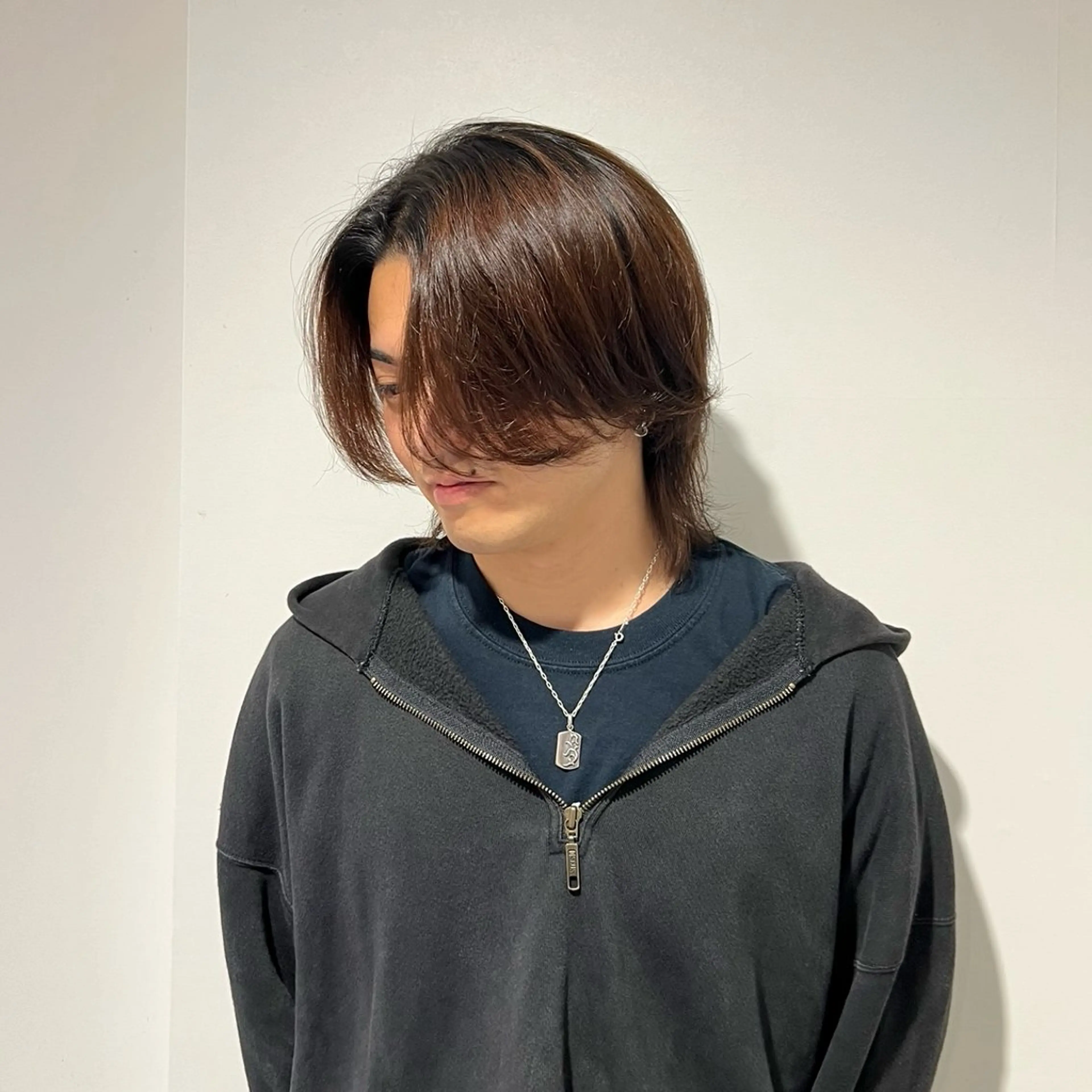 ロング メンズ メンズウルフカット ウルフカット 川村 琴のヘアスタイル