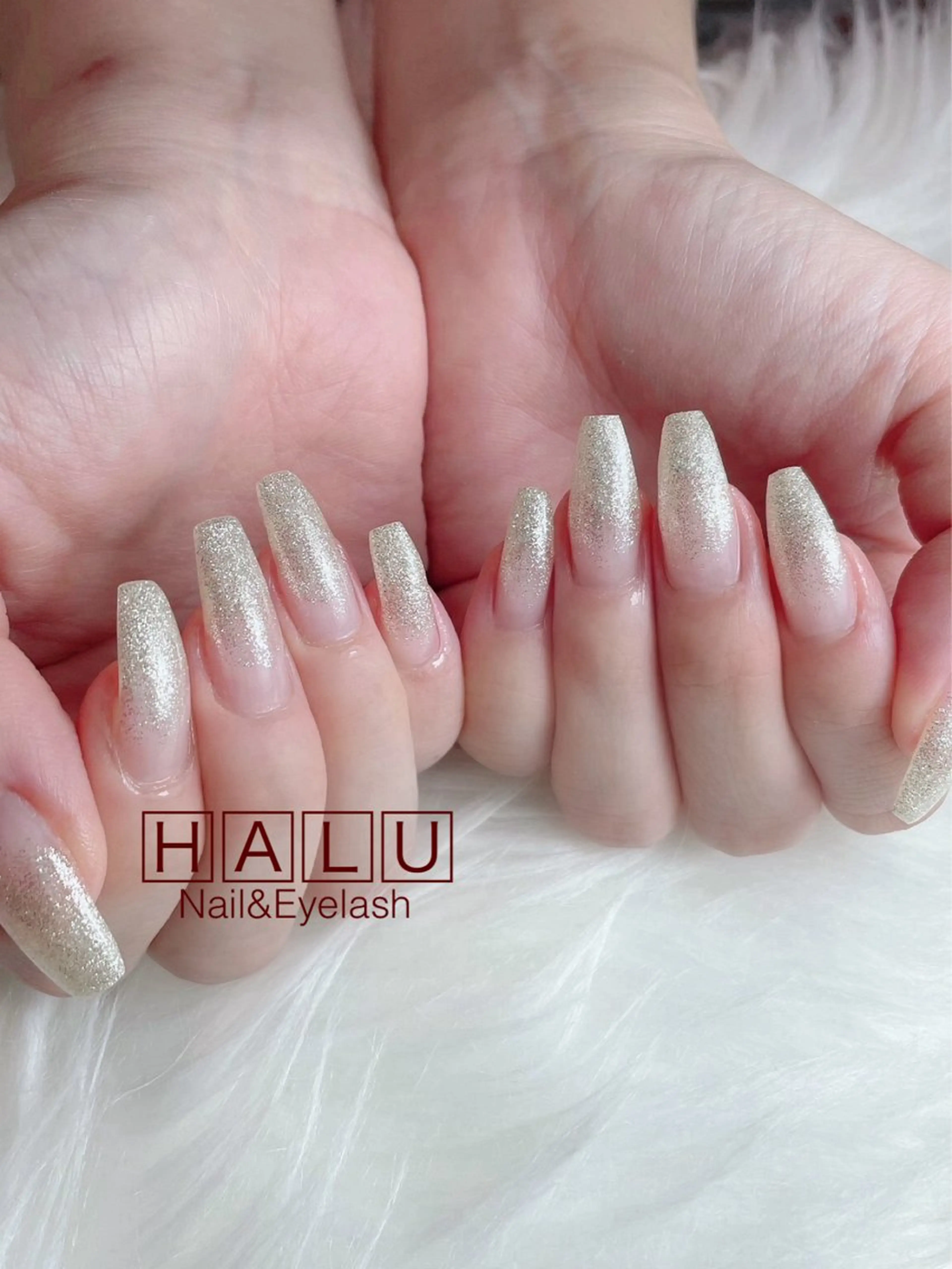 ネイル ラメ(グリッター) HALU ハルのネイルデザイン