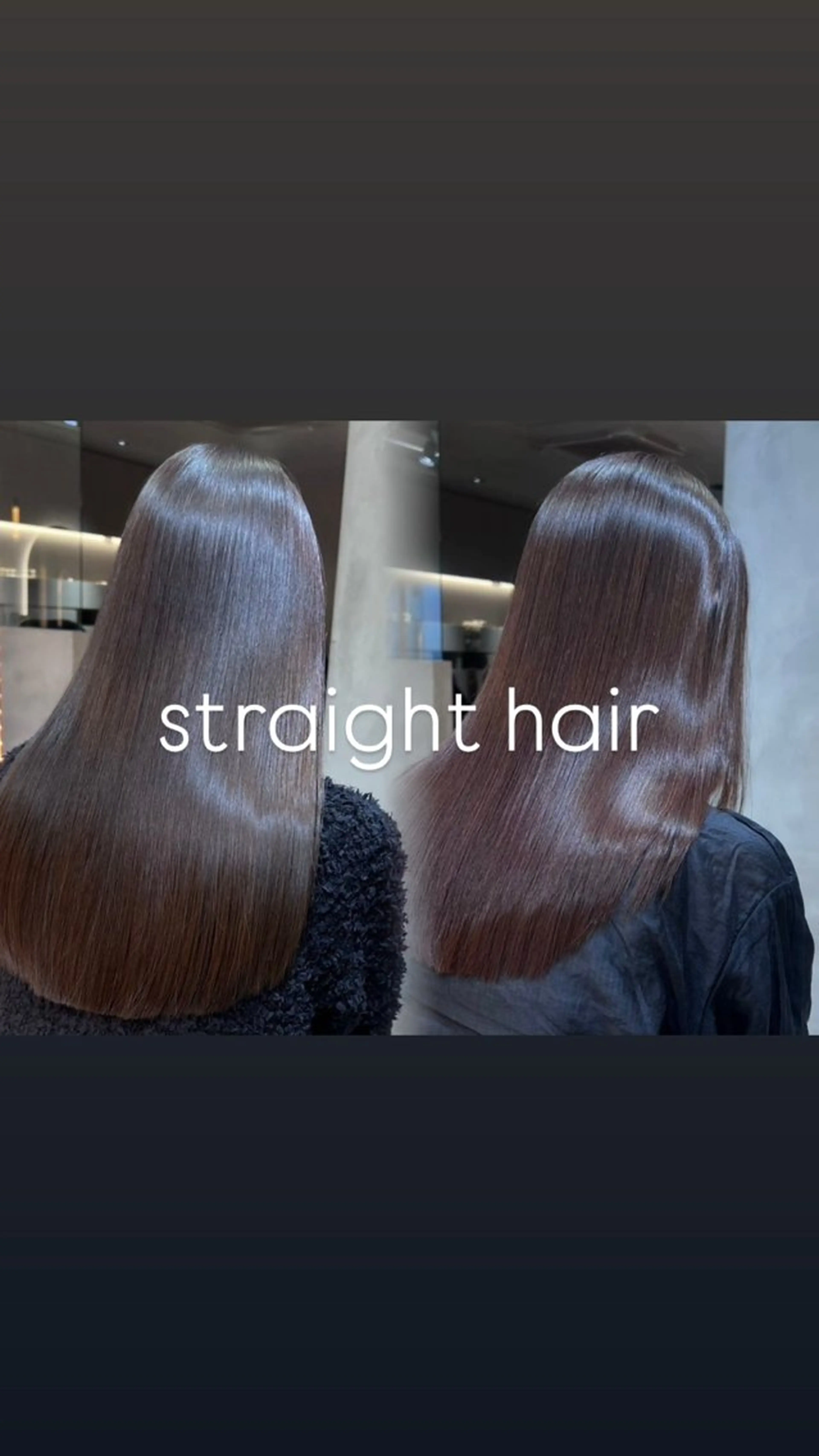 セミロング カラー カット 縮毛矯正 トリートメント ❣️韓国レイヤー ❣️渡部晃輝のヘアスタイル