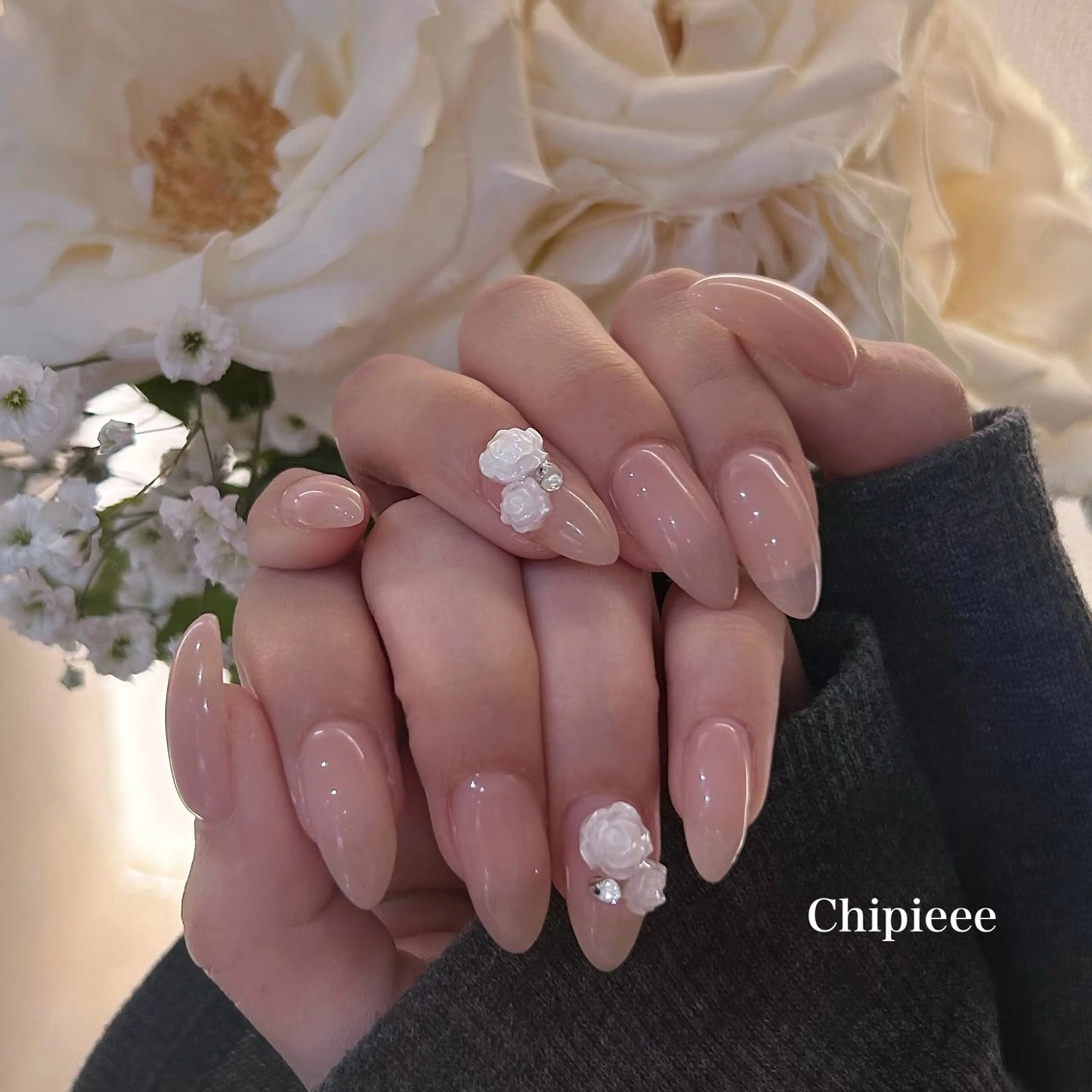 ネイル ワンカラーネイル Chipieee manamiのネイルデザイン