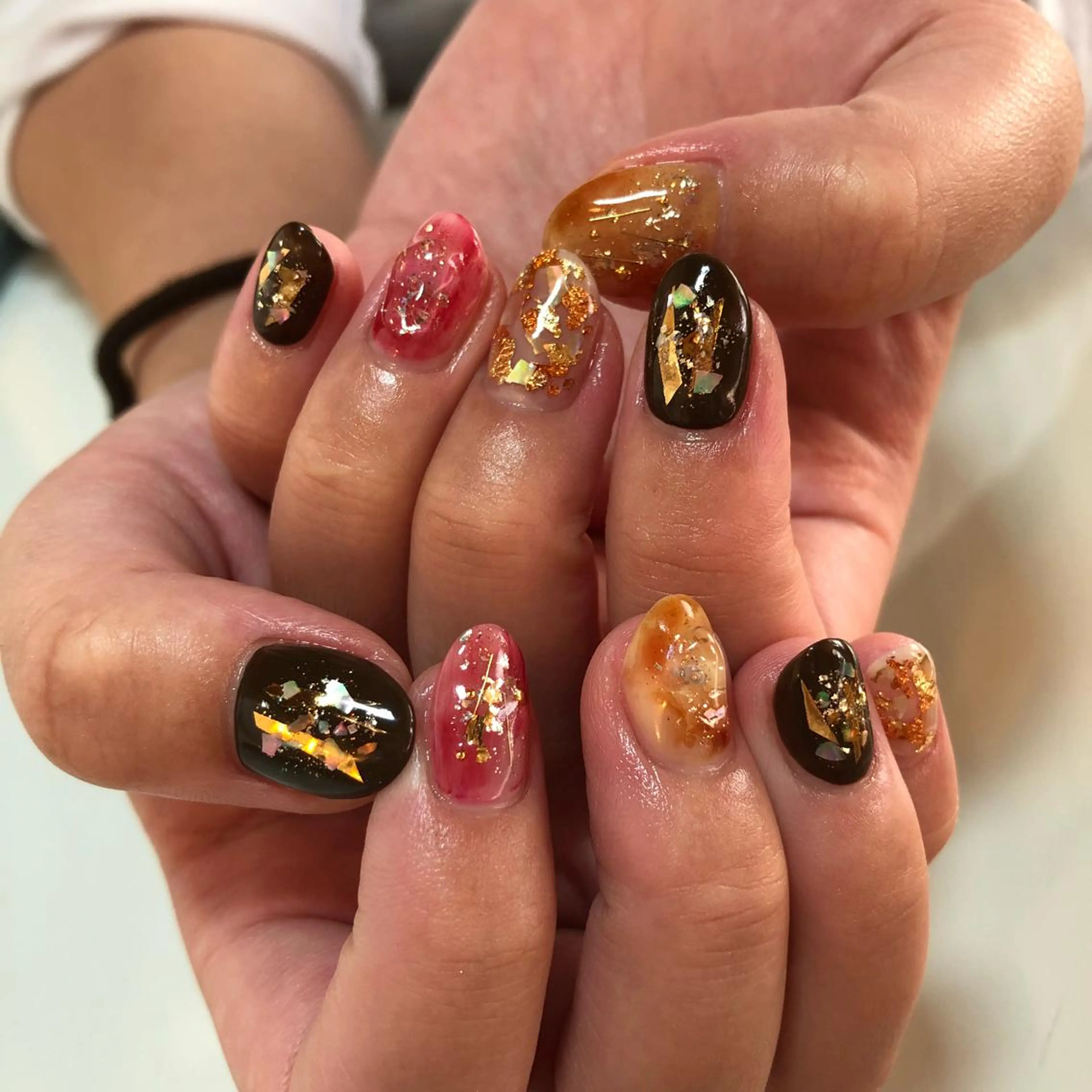 ネイル ニュアンスネイル g-up nail所属・米田 律子のネイルデザイン