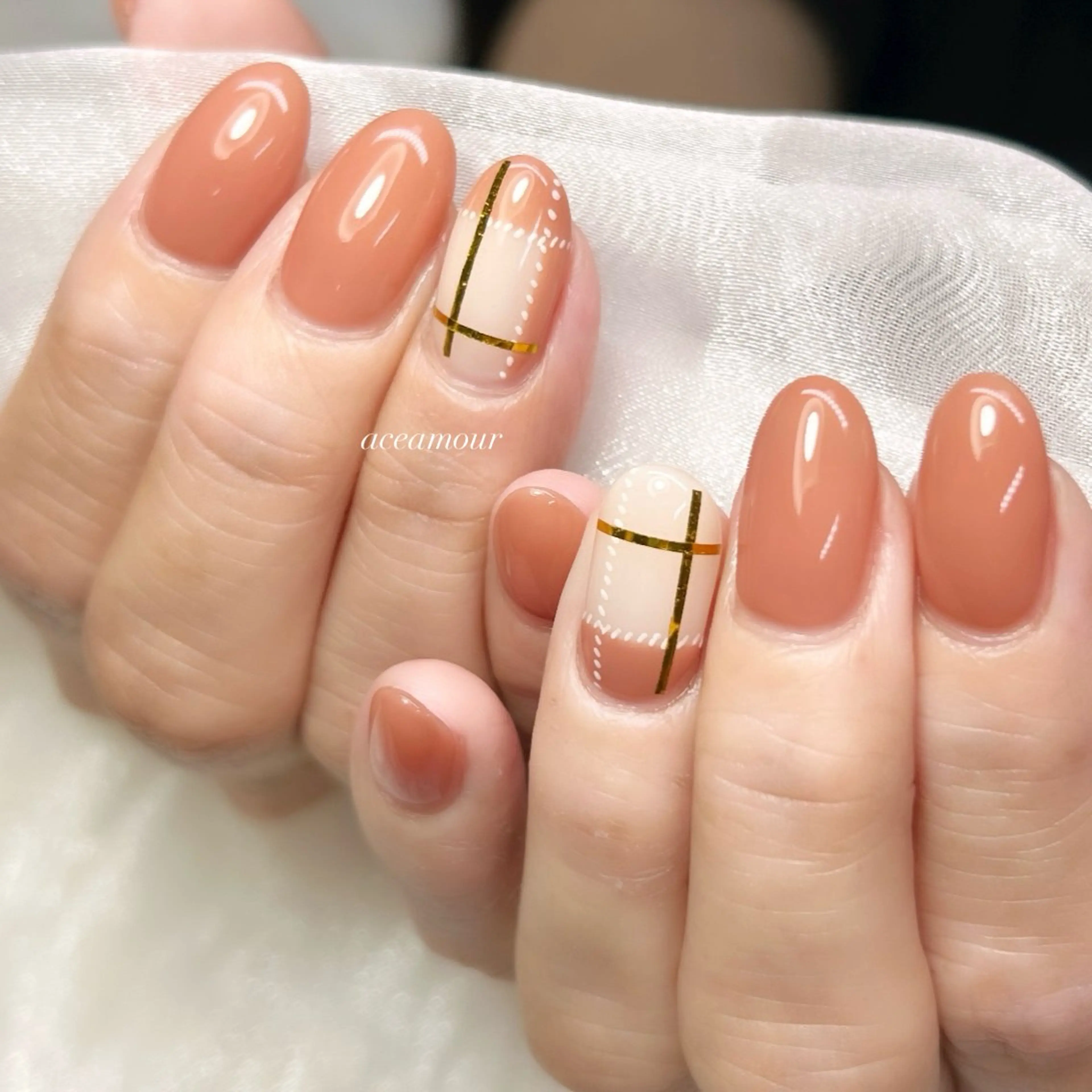 ネイル ハンドネイル ネイル/耳つぼ /新ホワイトニングのネイルデザイン