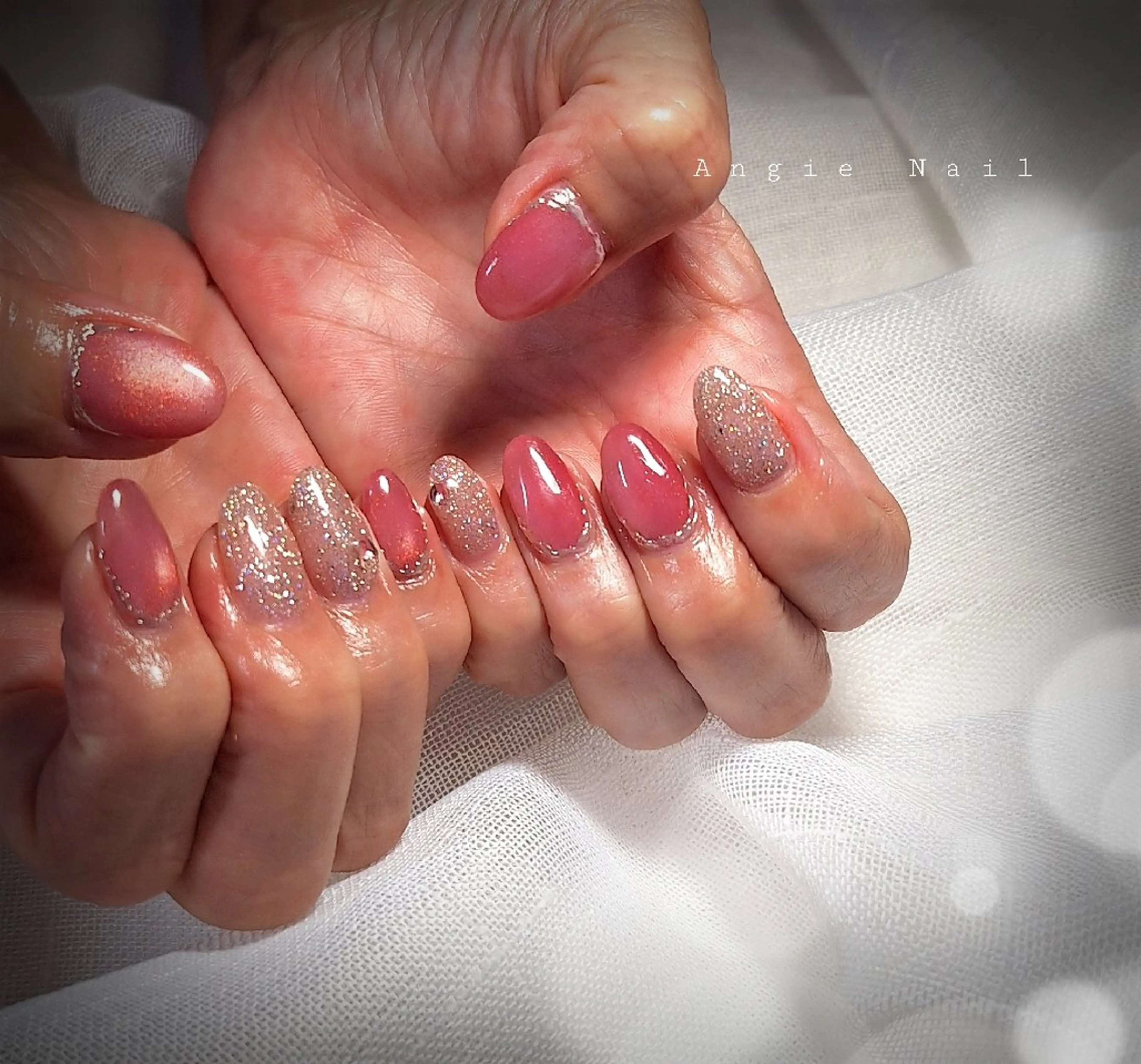 ネイル ハンドネイル Angie Nail (アンジーネイル)所属・Angie Nail (ｱﾝｼﾞｰﾈｲﾙ)のネイルデザイン