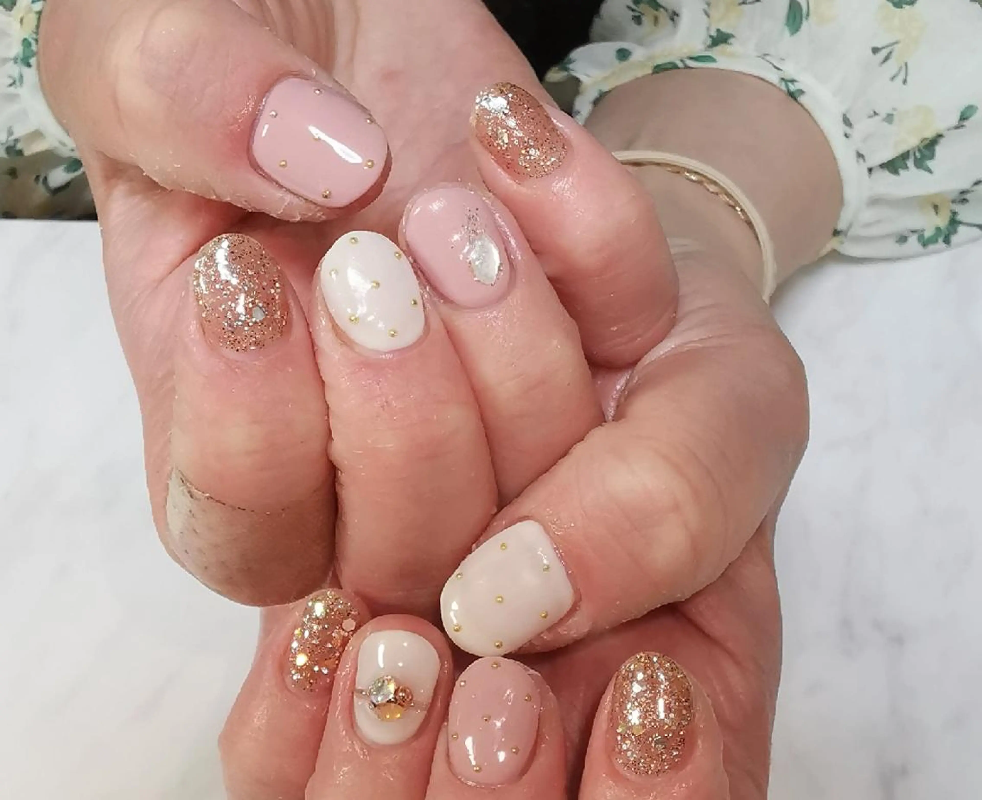 ネイル ドット ハンドネイル reve あやののネイルデザイン