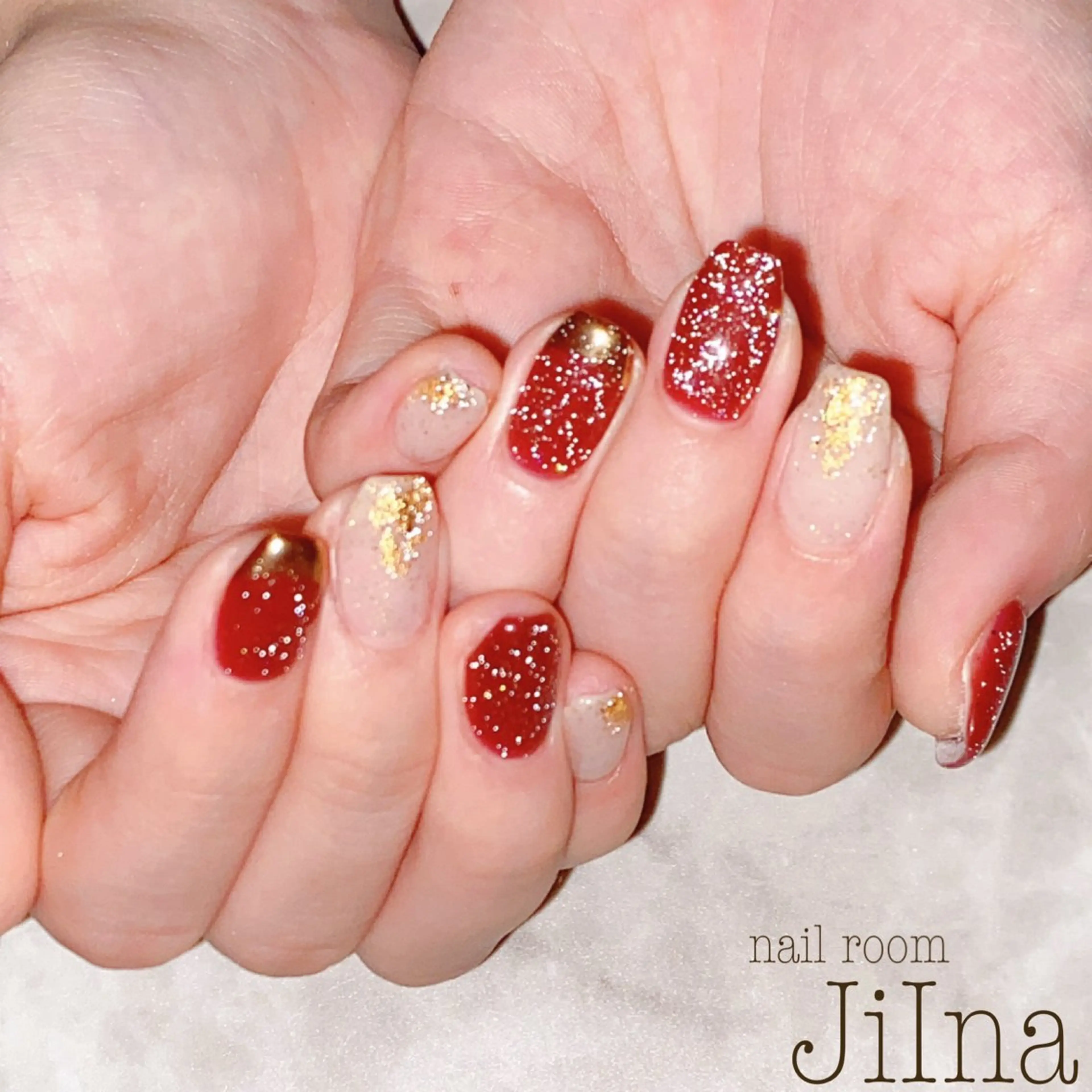 ネイル 持ち込み JiIna nailのネイルデザイン