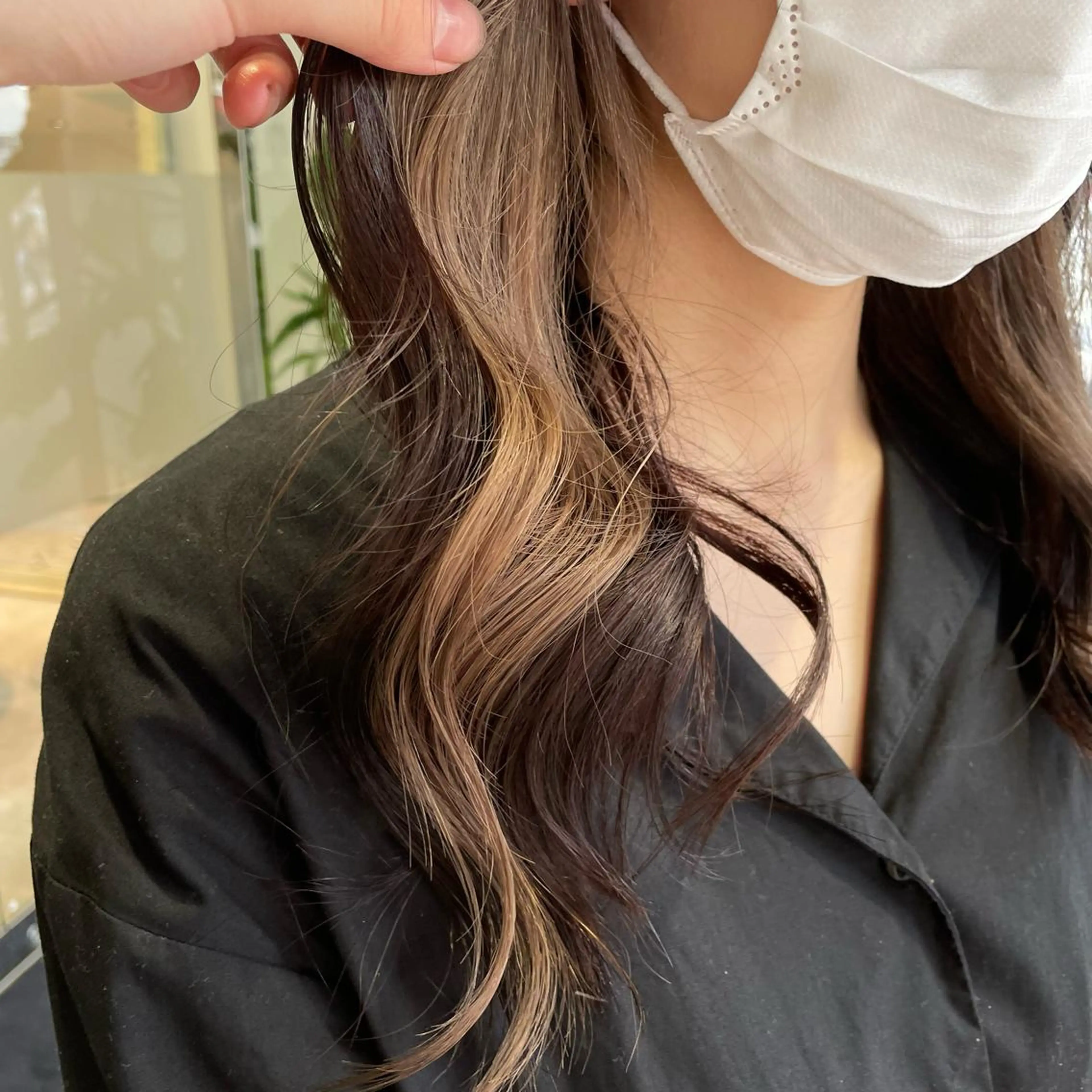 【初カラーで挑戦しやすい！】🍒イヤリングorインナーカラー＋全体カラー🍒【限定料金】の写真