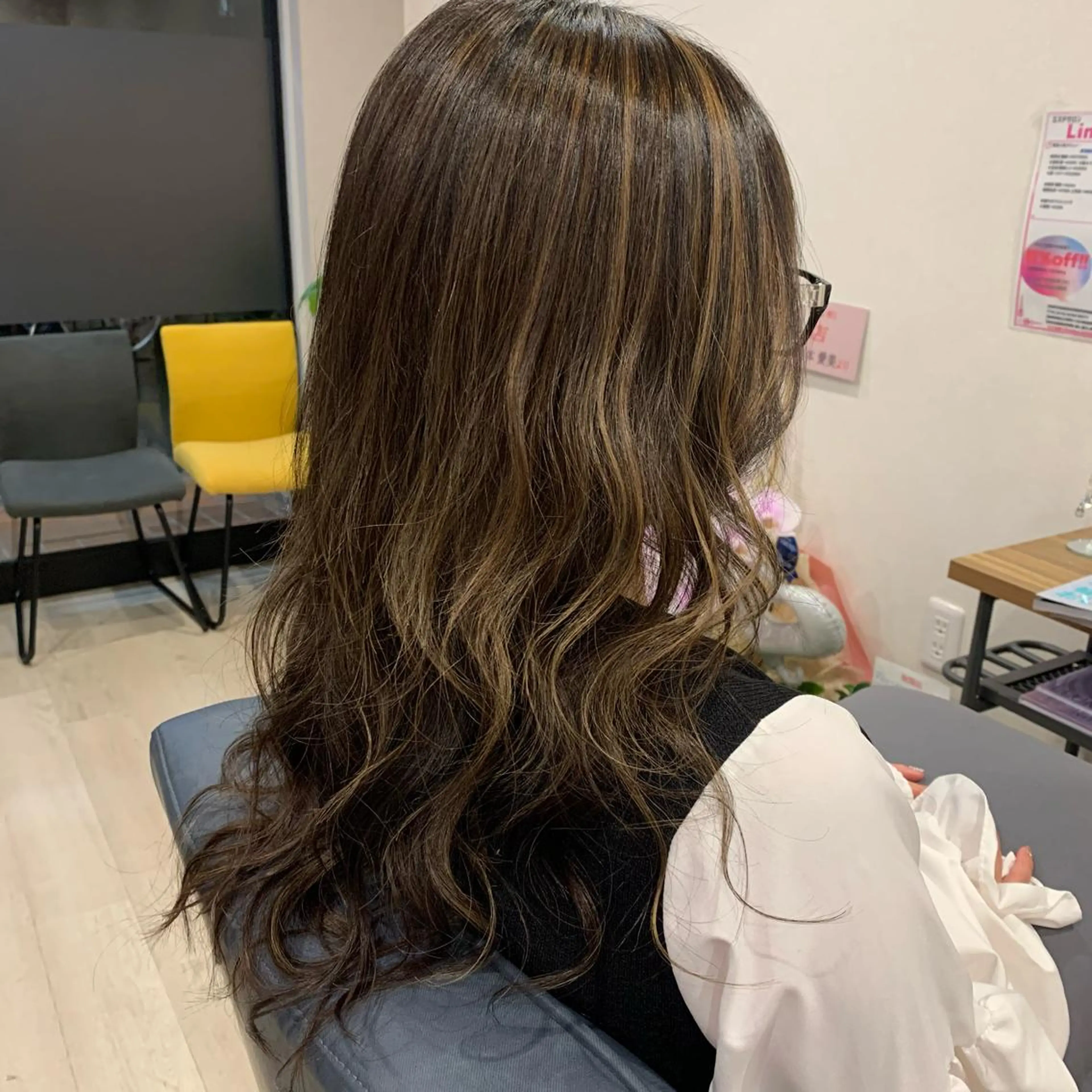 ロング カラー ハイライトカラー ハイライト hair & spa Nalu所属・hair & spa Naluのヘアスタイル