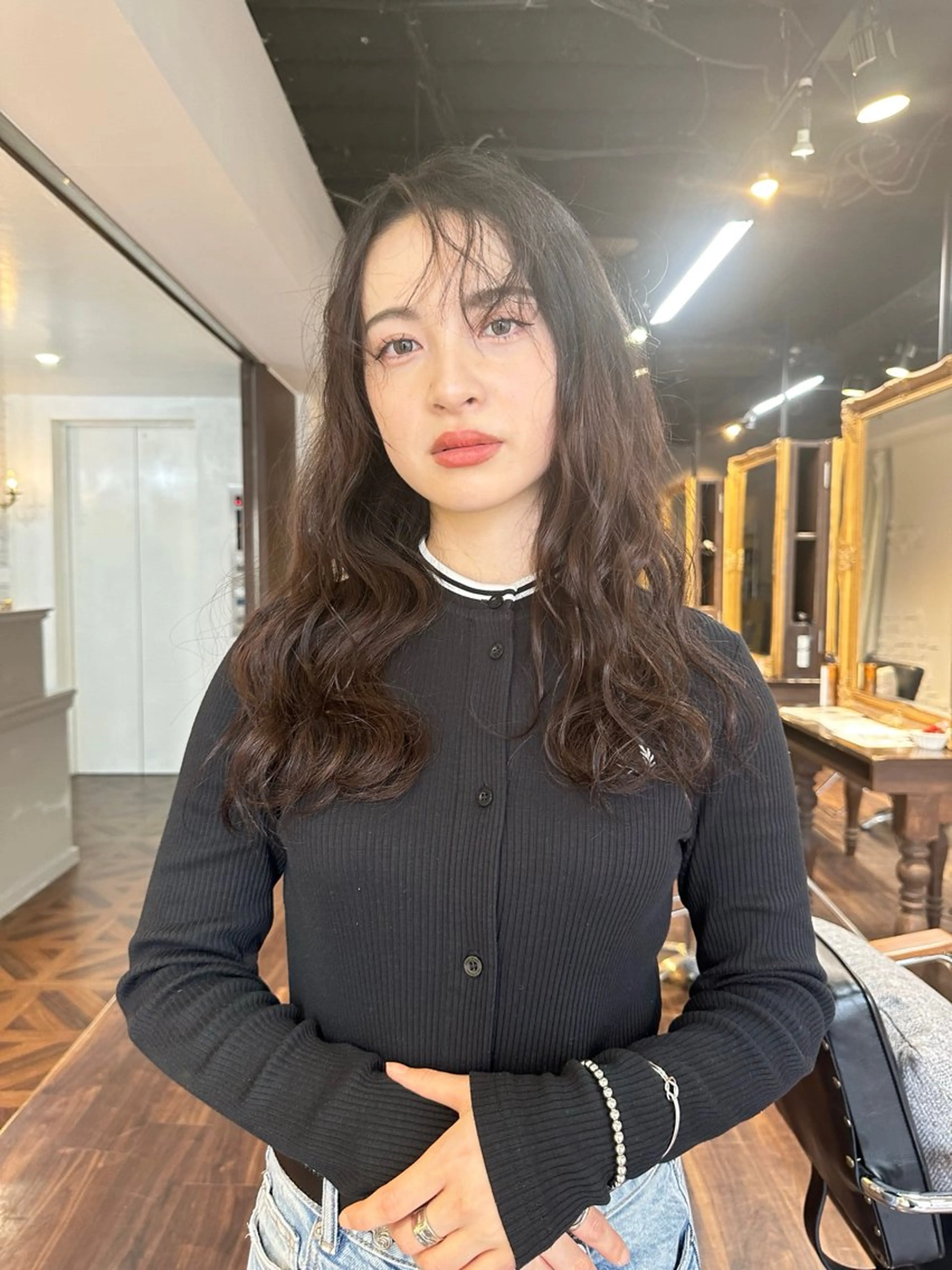 ロング パーマ ボブ・レイヤー支持 No.1/Ryokiのヘアスタイル