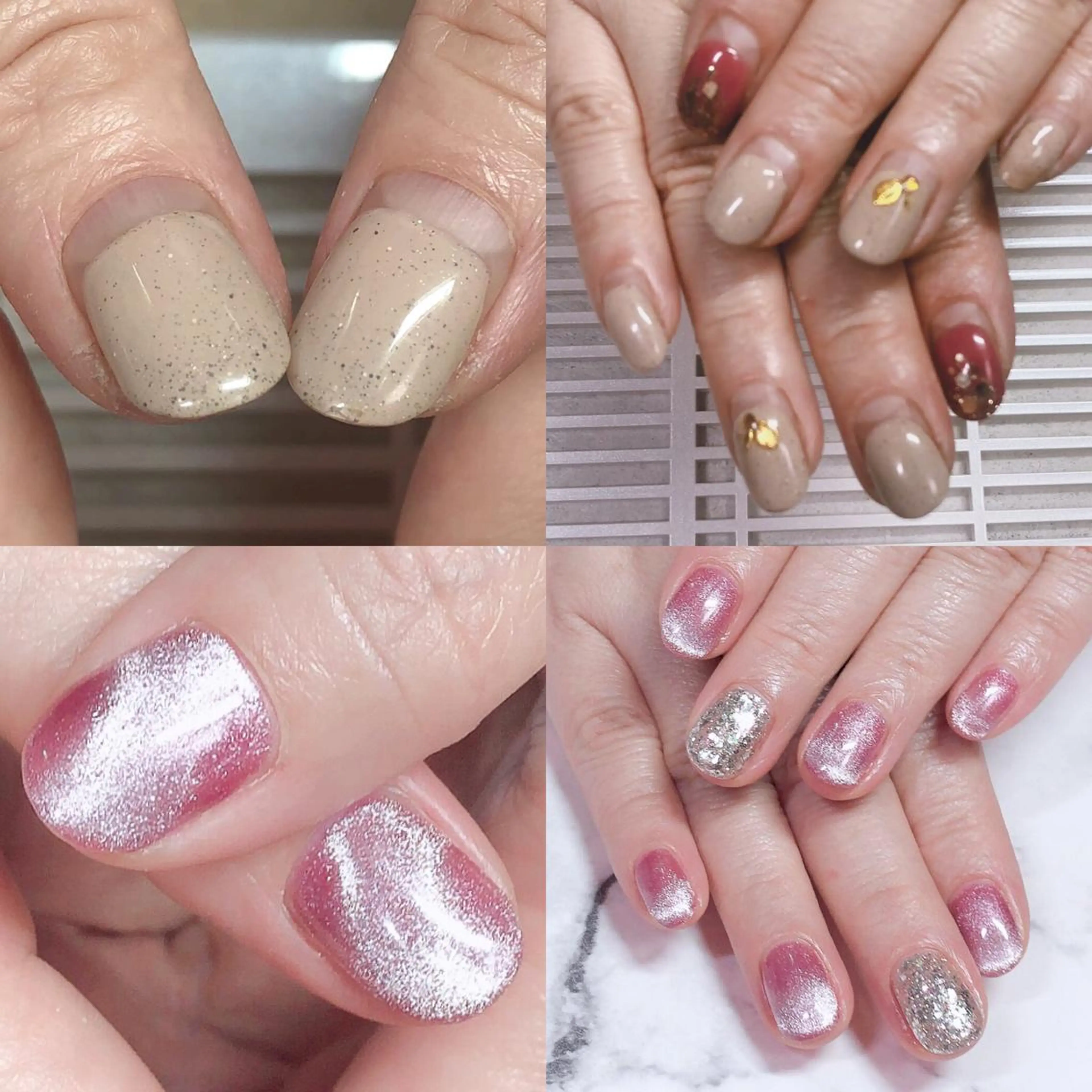 ネイル ジェルネイル マグネットネイル .Nails Mio 赤羽西ネイルサロンのネイルデザイン