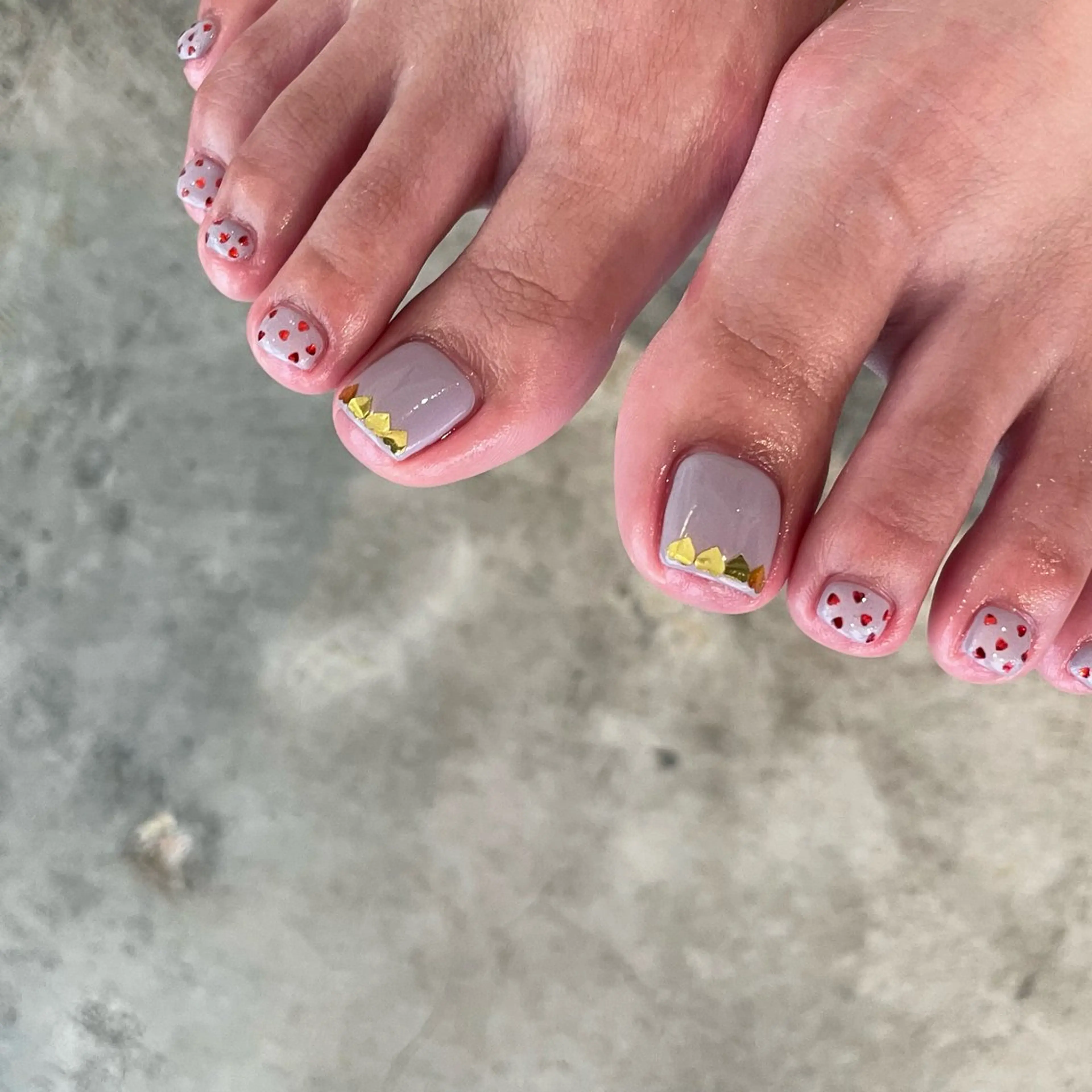 ネイル フットネイル NAKAMURA HARUKAのネイルデザイン